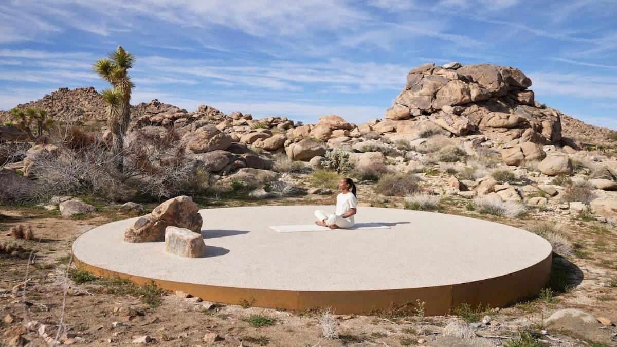 Landing House Joshua Tree l Modern Pavilion l Pool view 4