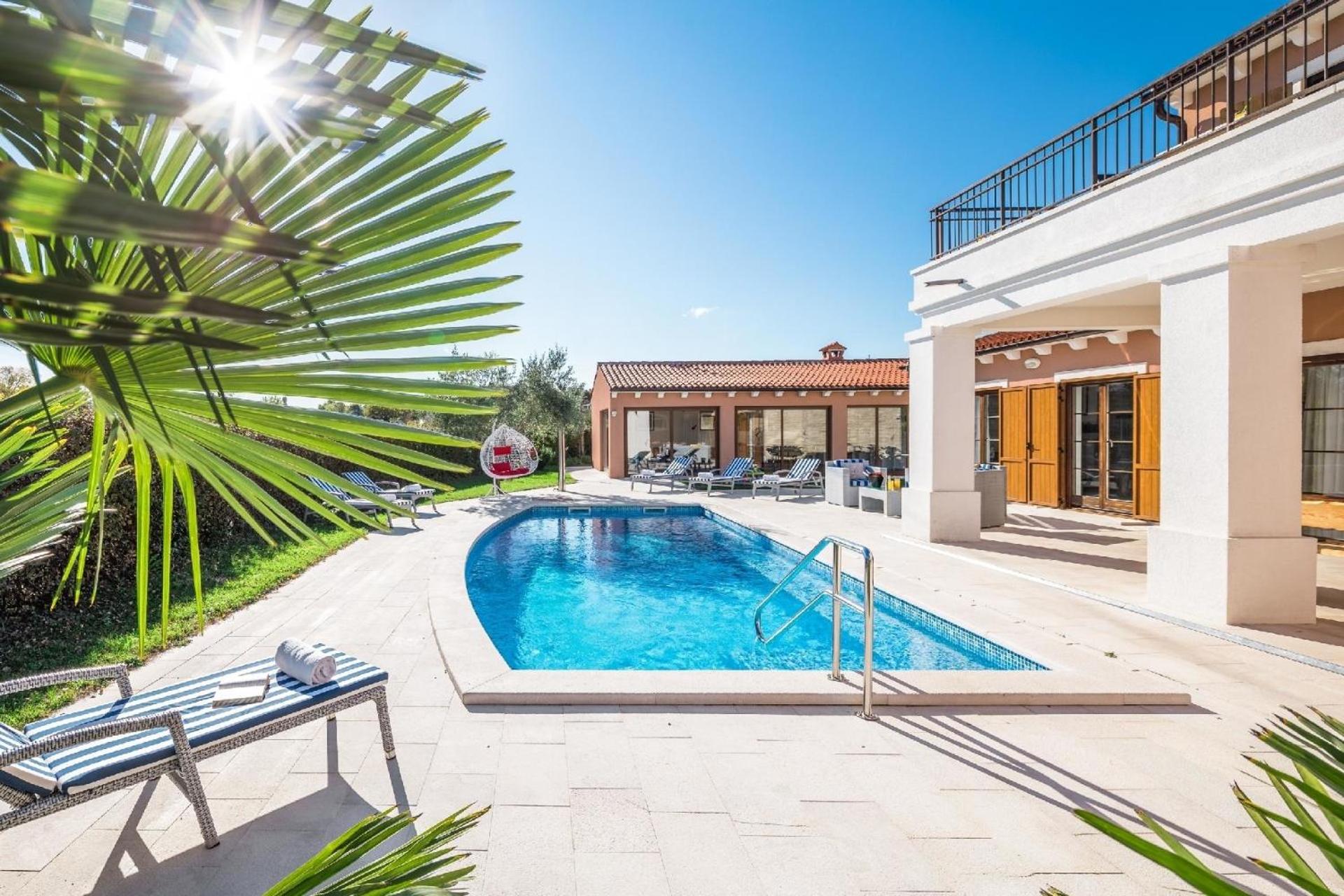 Ferienhaus mit Privatpool für 10 Personen ca 310 qm in Barban, Istrien Bucht von Raša view 4