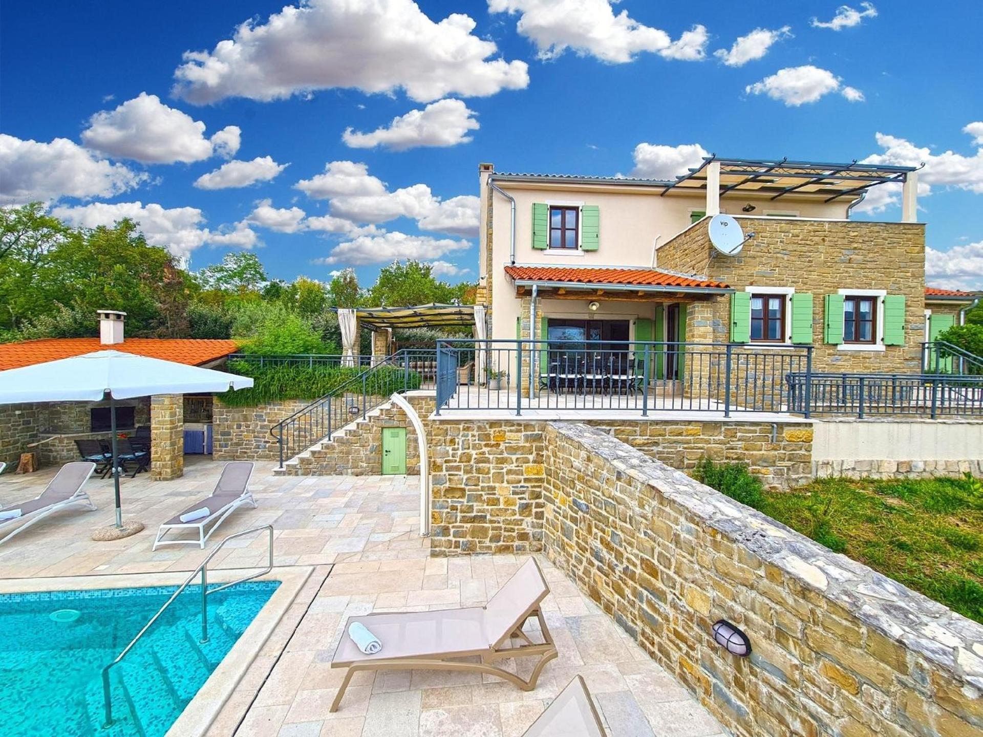 Ferienhaus mit Privatpool für 10 Personen ca 200 qm in Bartolici, Istrien Binnenland von Istrien view 3