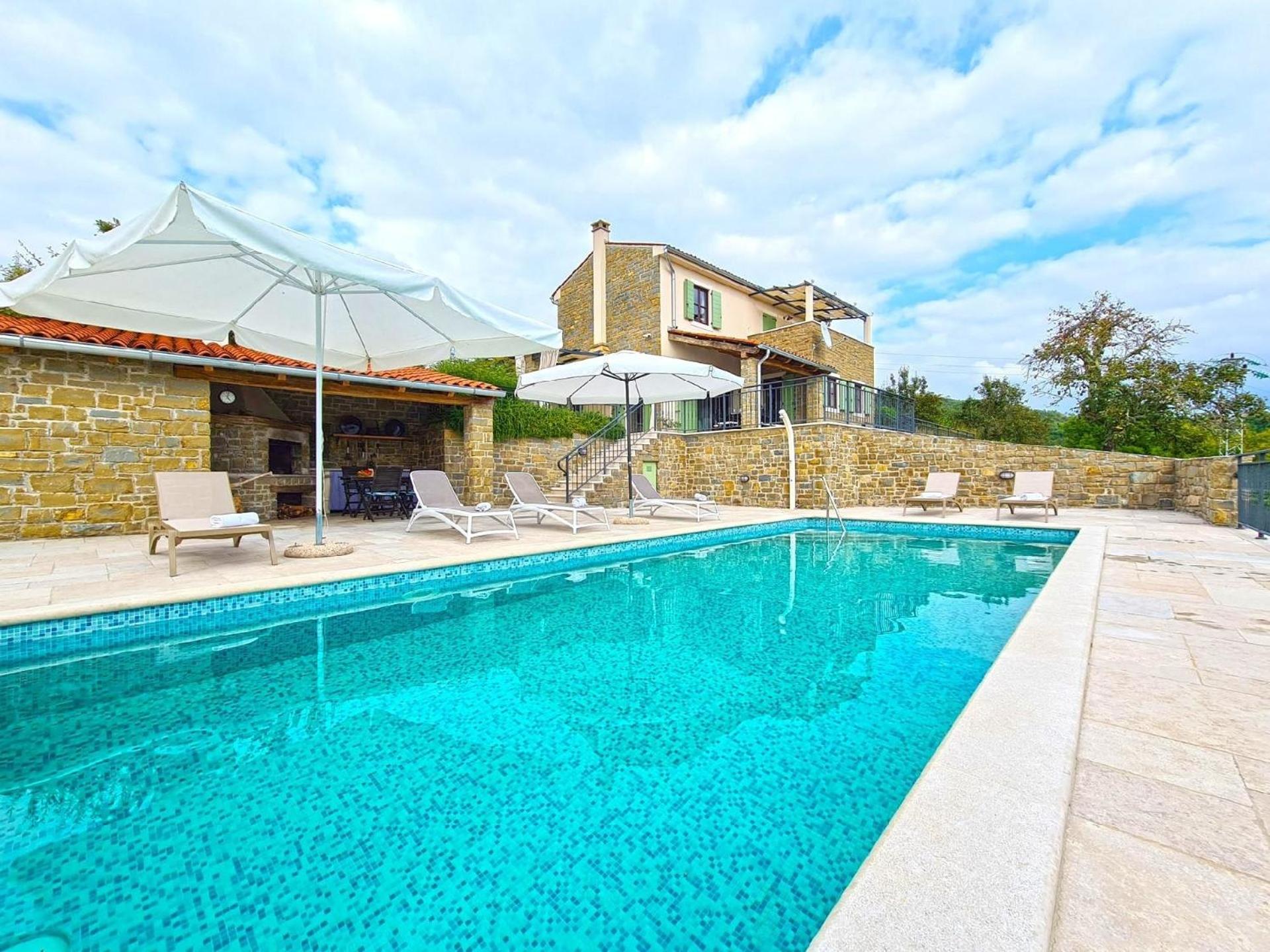 Ferienhaus mit Privatpool für 10 Personen ca 200 qm in Bartolici, Istrien Binnenland von Istrien view 5