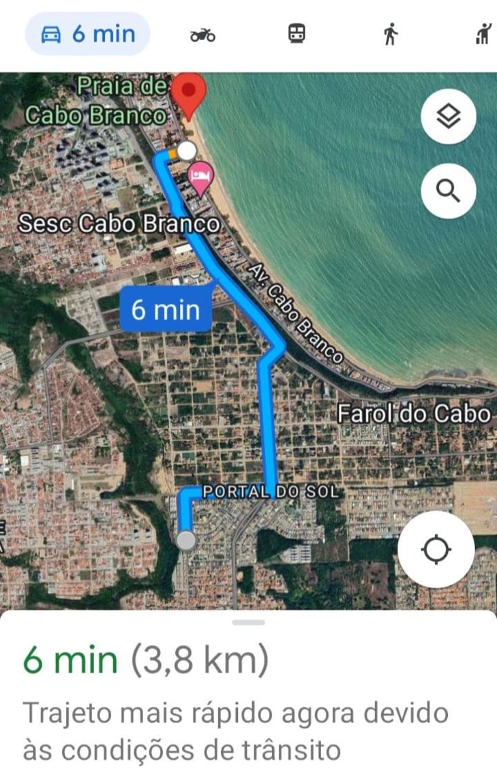 Apto Completo em Condominio com 2 Quartos, Próximo as Praias de Seixas e Cabo Branco