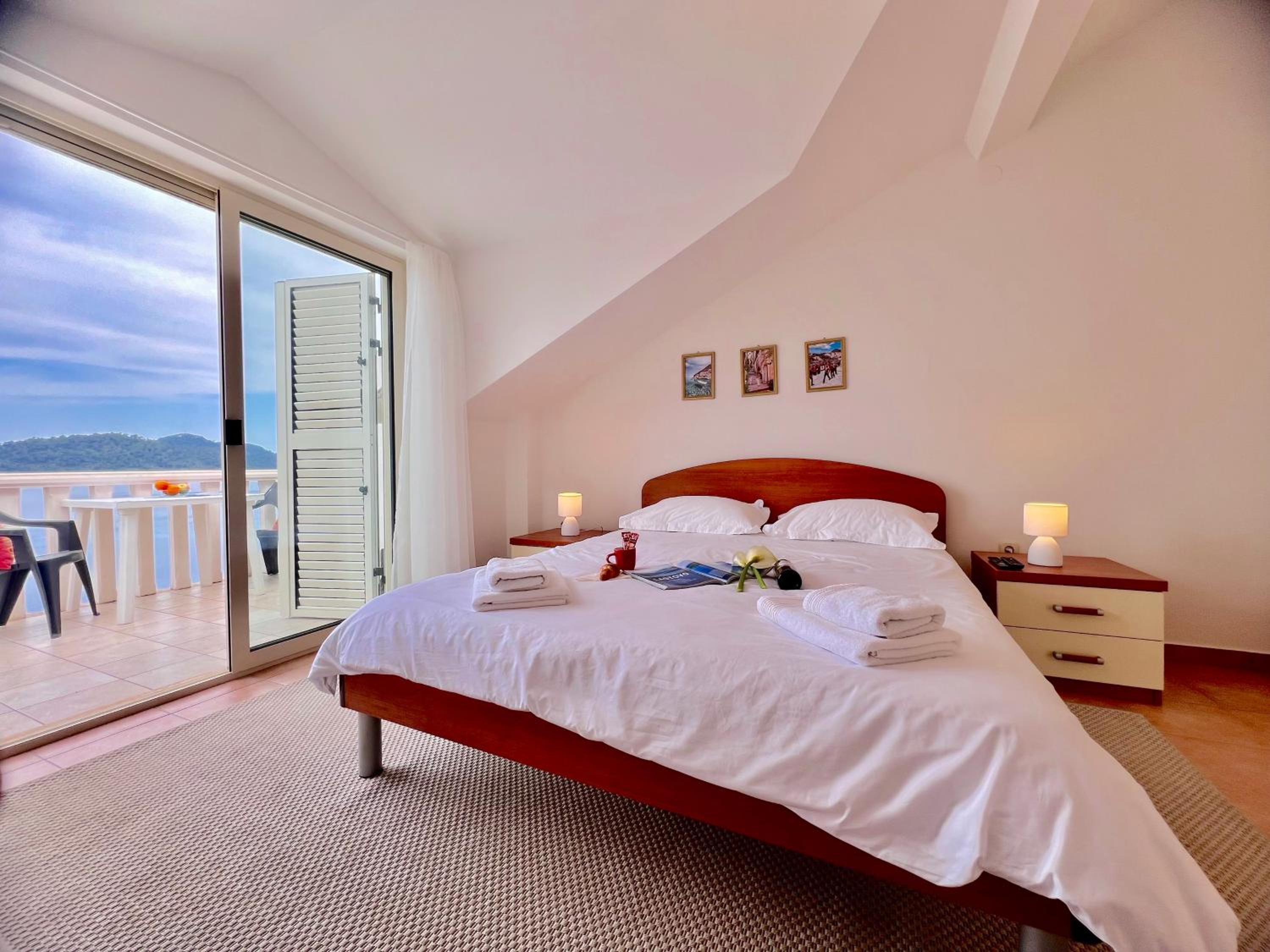 Terrace studios with panoramic seaview