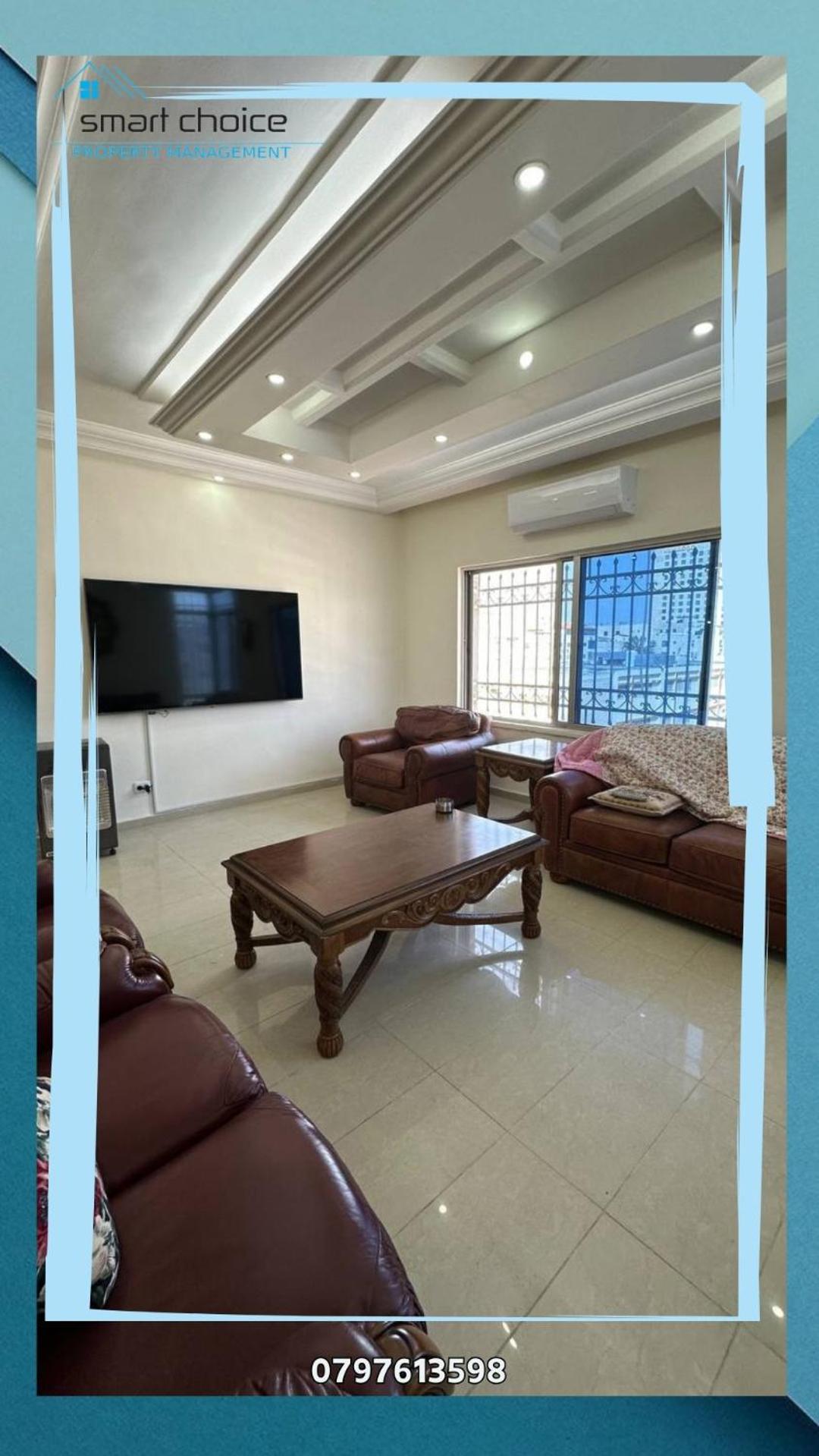 Tlaa al ali amman 3 rooms furnished apartment المحكمة الدستورية view 4