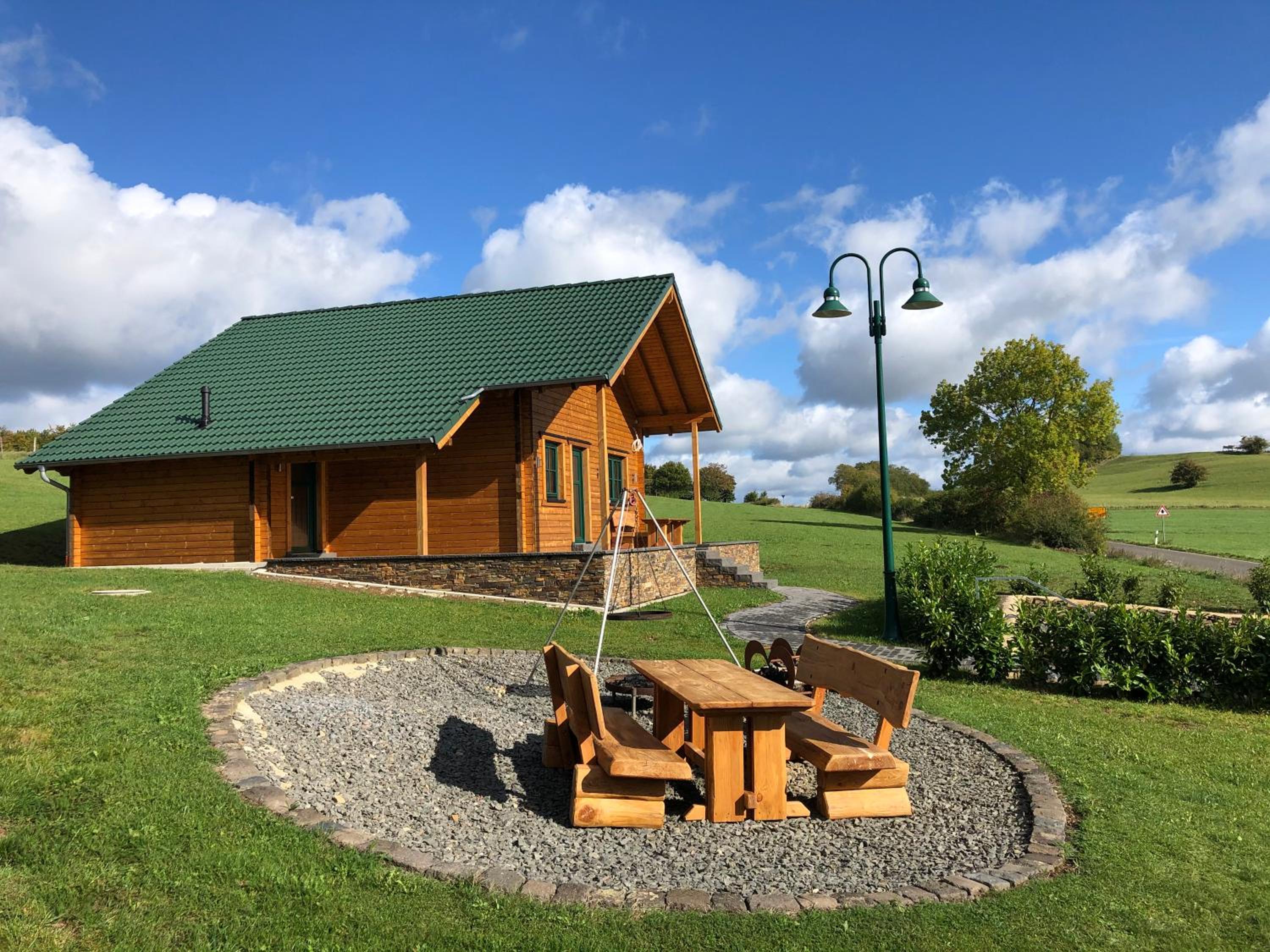 Holzhaus Onkel Fritz mit Sauna und Whirlwanne