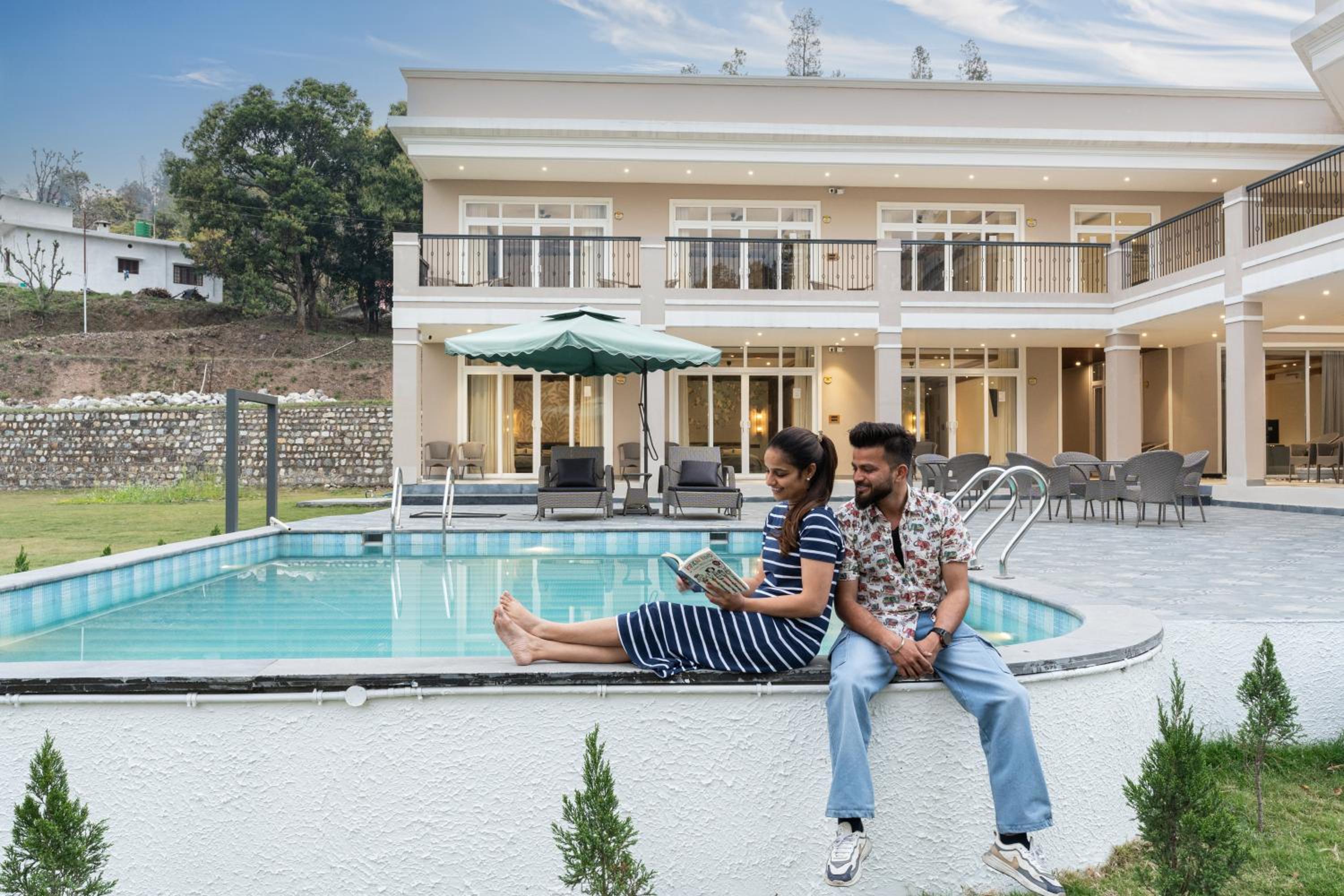 SaffronStays Sukh Saklana Haveli Royalty Rooms - Forest-view stay with pool, expansive lawns & dining near Rishikesh and Dehradun Airport