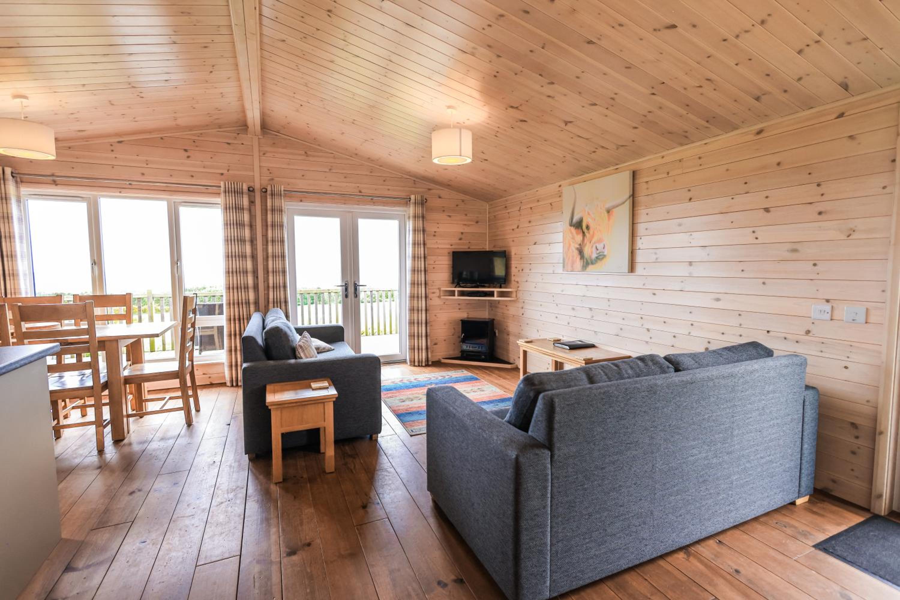 Burgie Woodland Lodges view 2