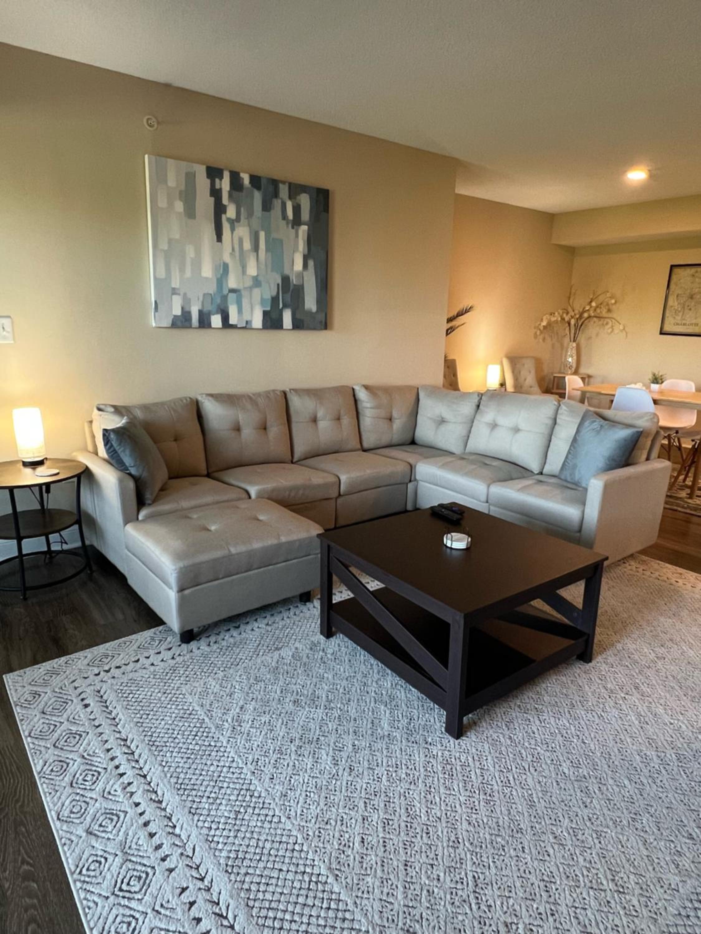 Spacious 2 Bed, 2 Bath Uptown Gem in the Heart of the City-Parking-Wi-Fi-Balcony-Walk to BOA Stadium view 5