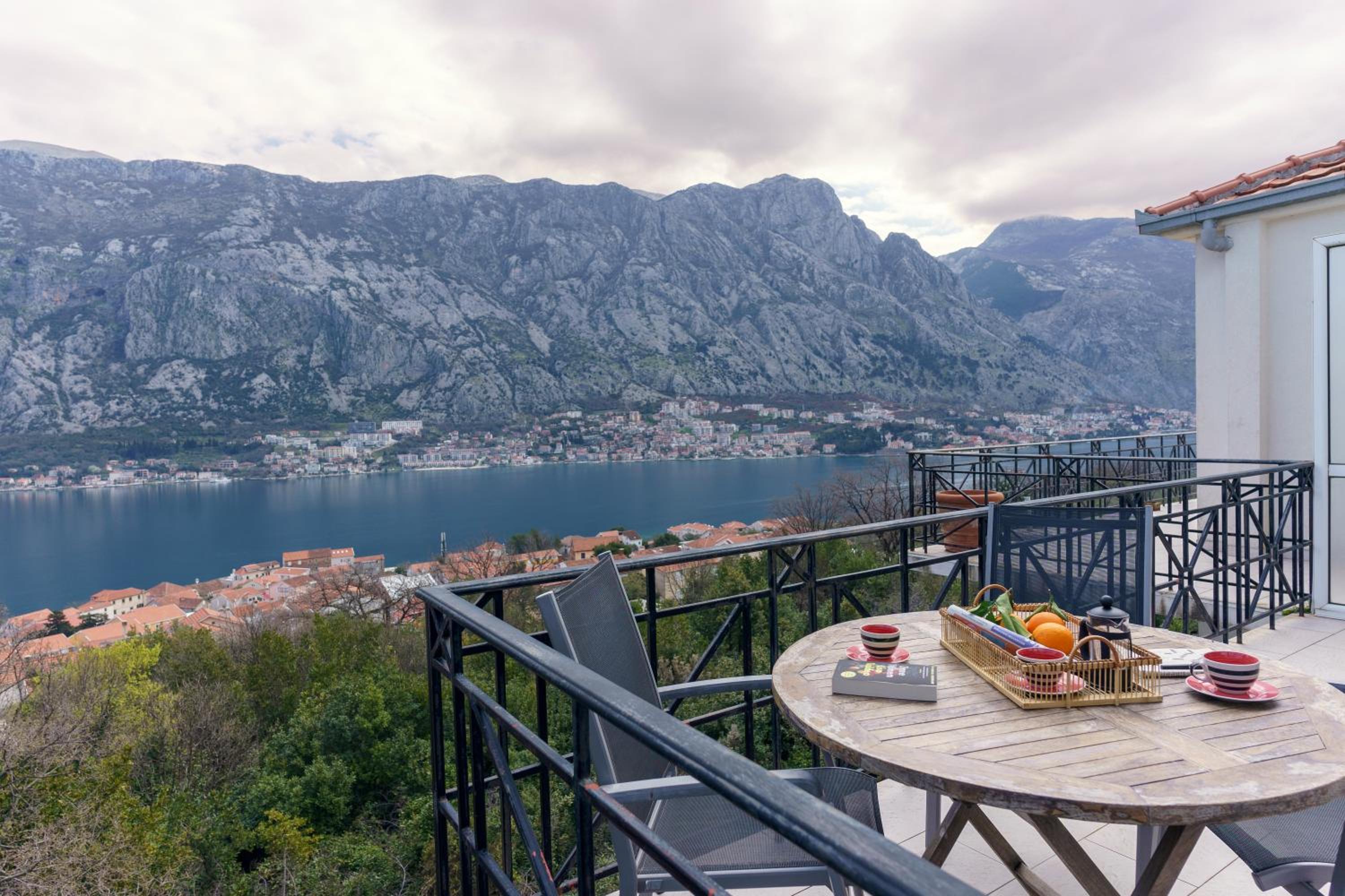 Sea view apartment in Kotor Bay view 5