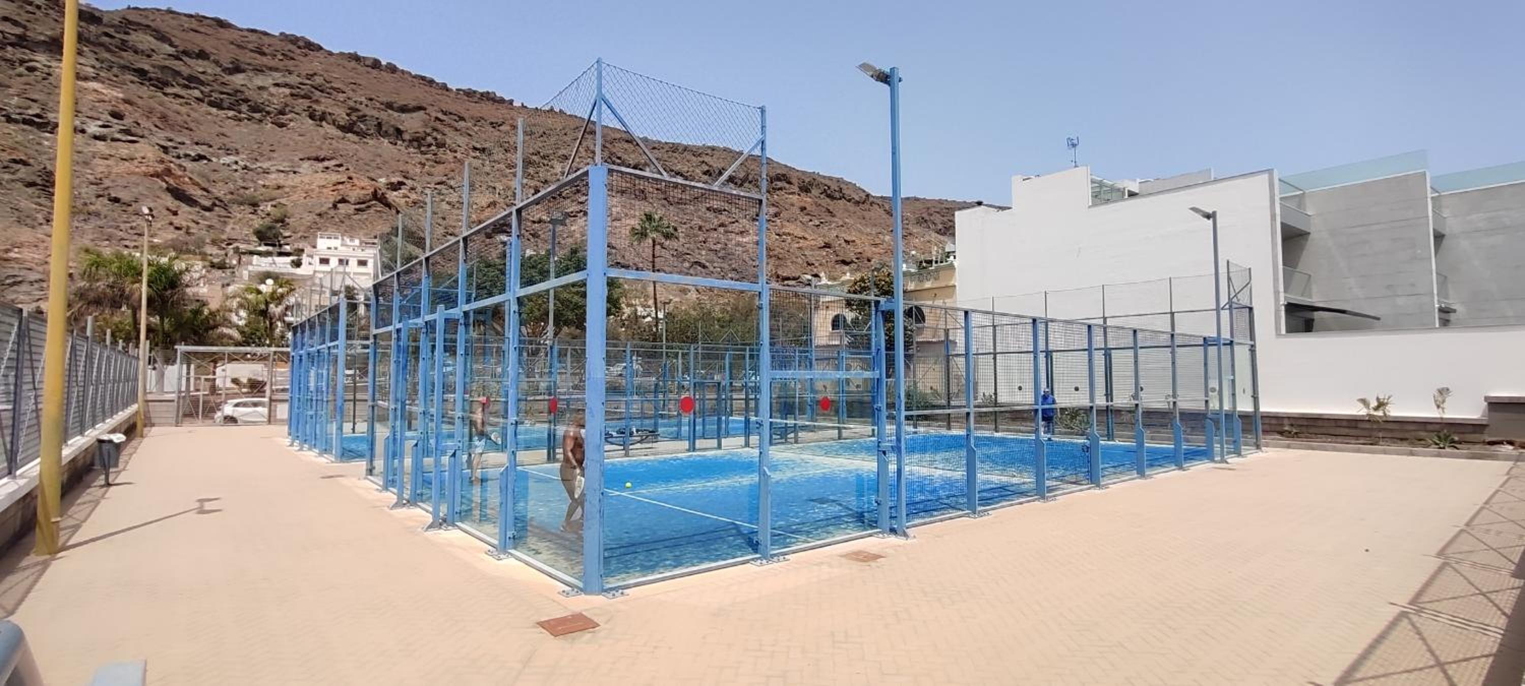 Paraíso con gran solarium privado en playa Mogán