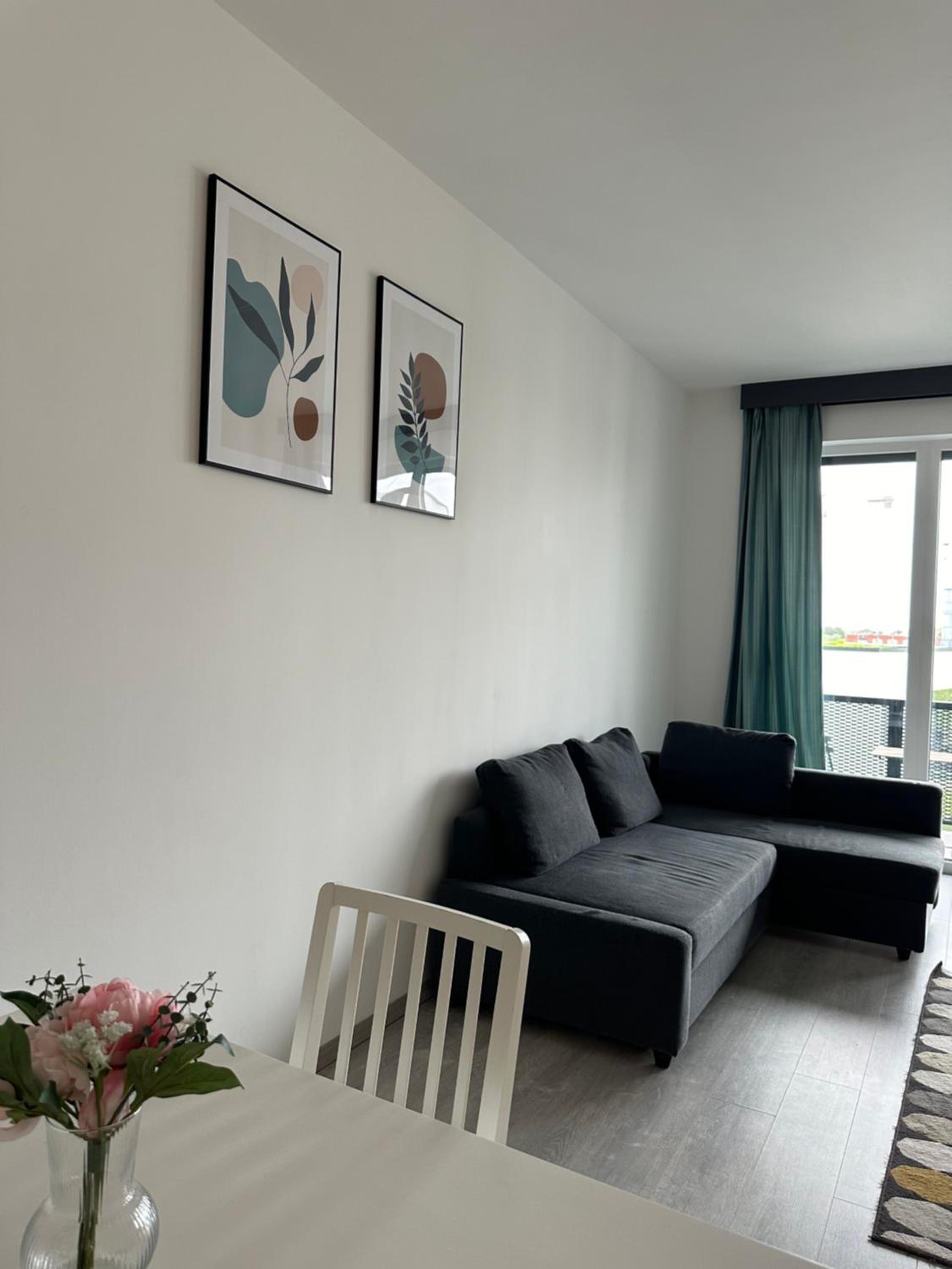 Modern Riverside Apartmen with a balcony and garage view 4