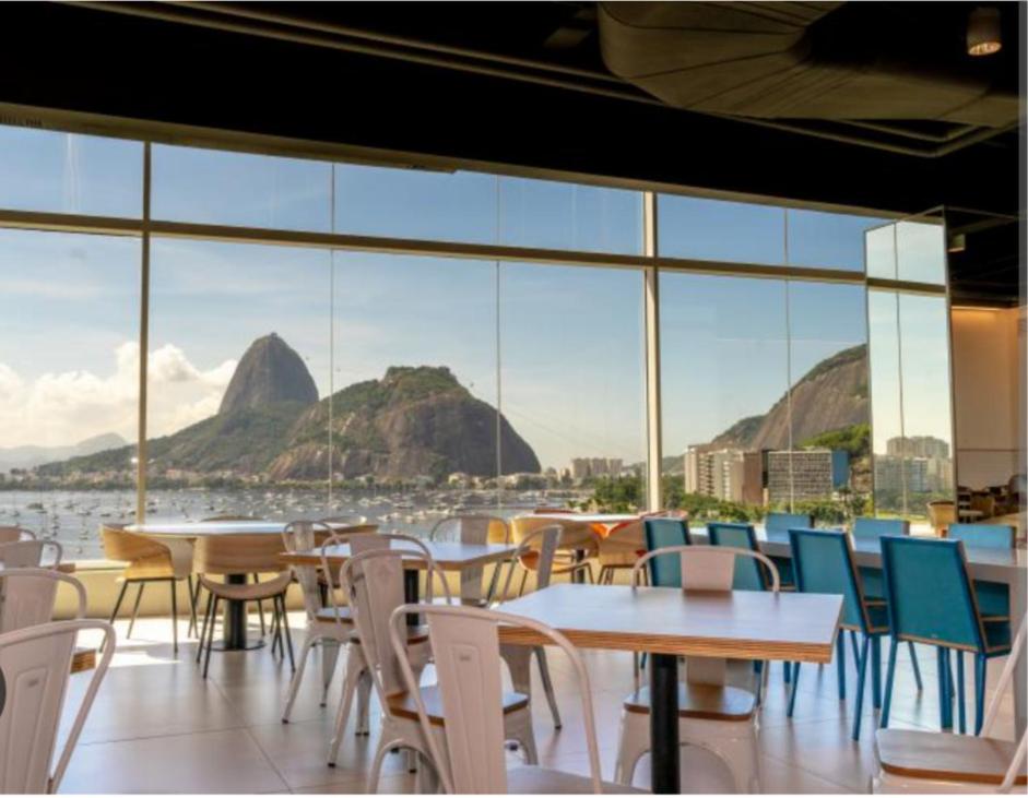 Loft com vista parcial da Enseada de Botafogo