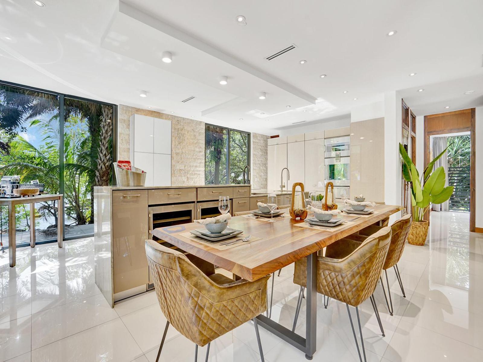 Experience Warmth & Comfort in our Stylish Balinese Waterfront Home