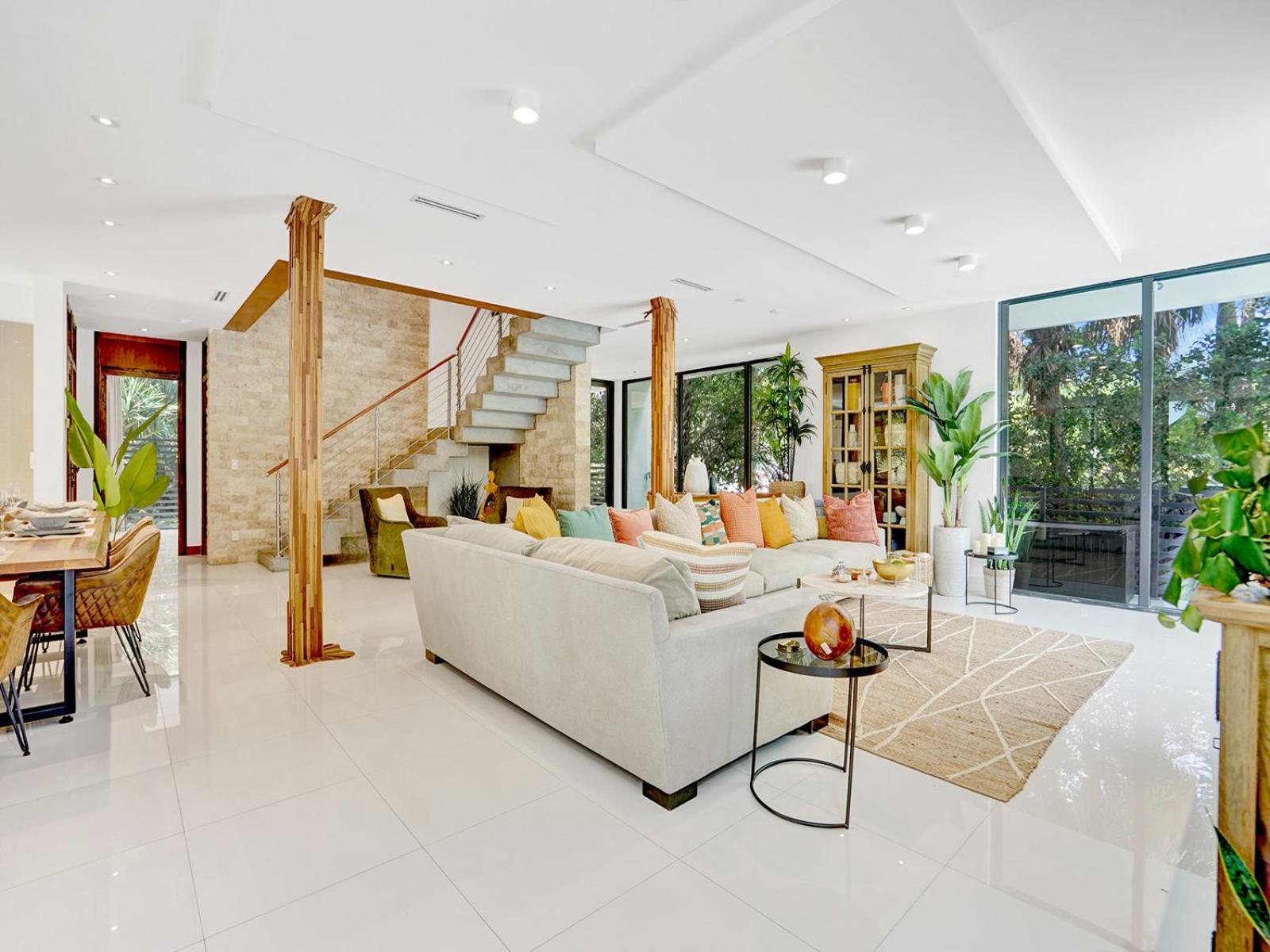 Experience Warmth & Comfort in our Stylish Balinese Waterfront Home