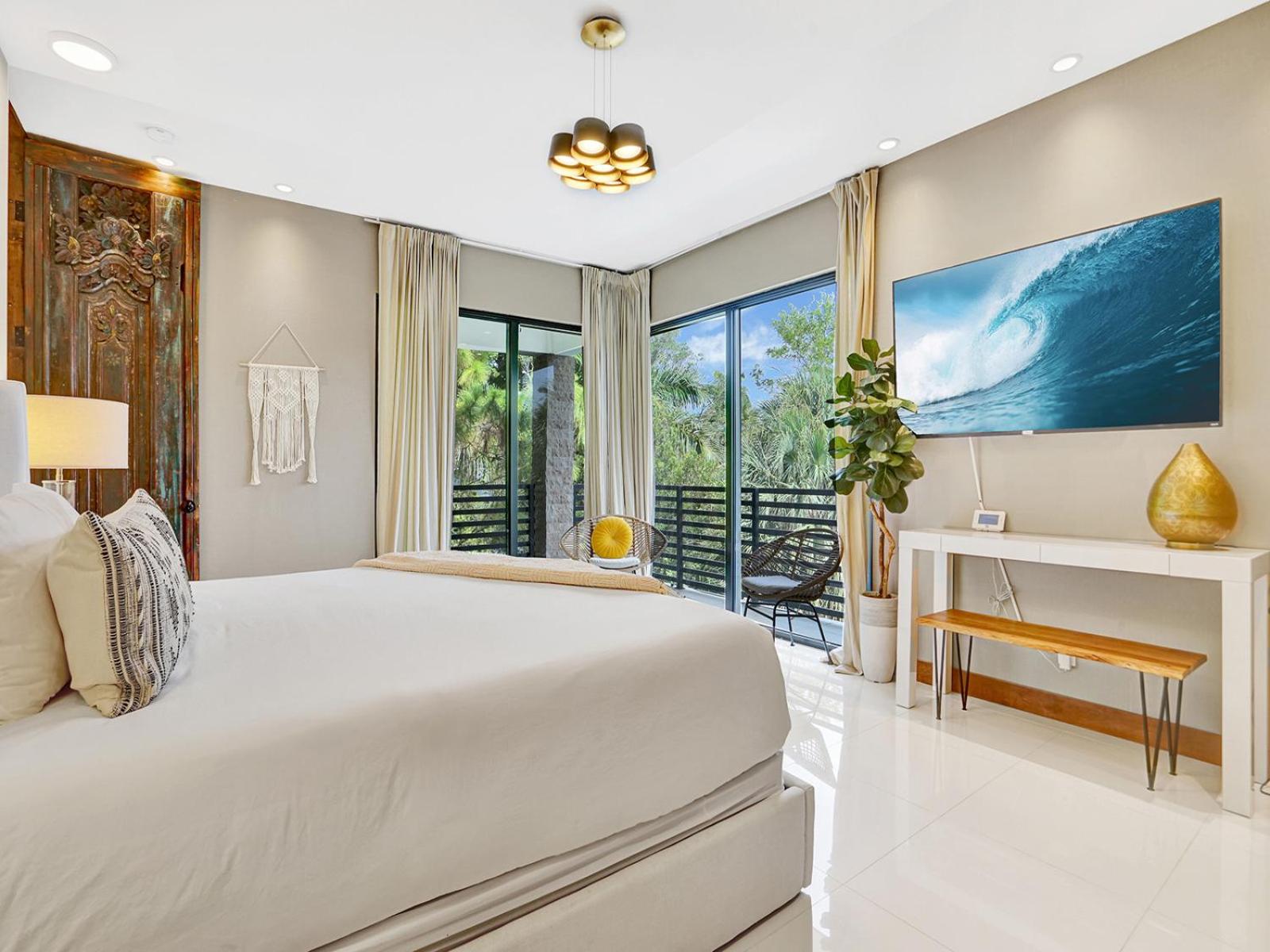 Experience Warmth & Comfort in our Stylish Balinese Waterfront Home