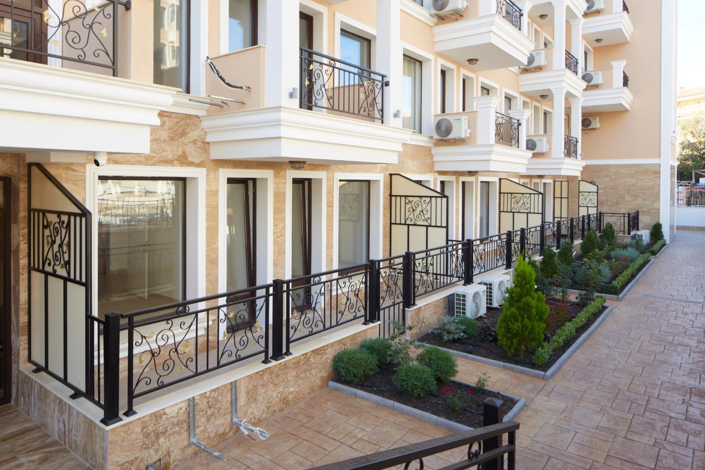 Sveti Vlas Balkon mit Meerblick