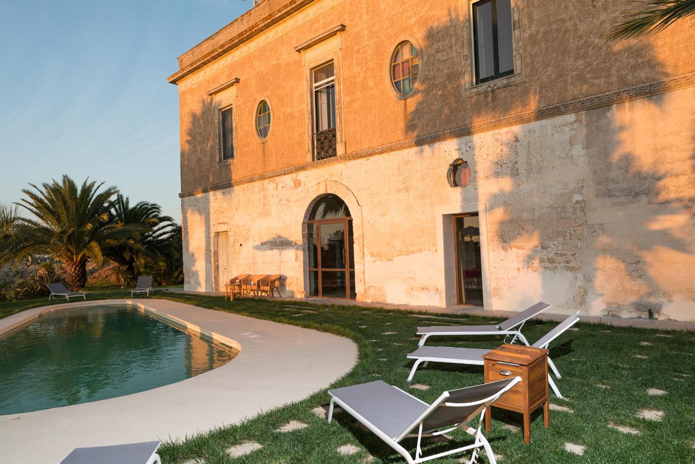 Old Villas Greco 1888 luxury swimming pool view 3