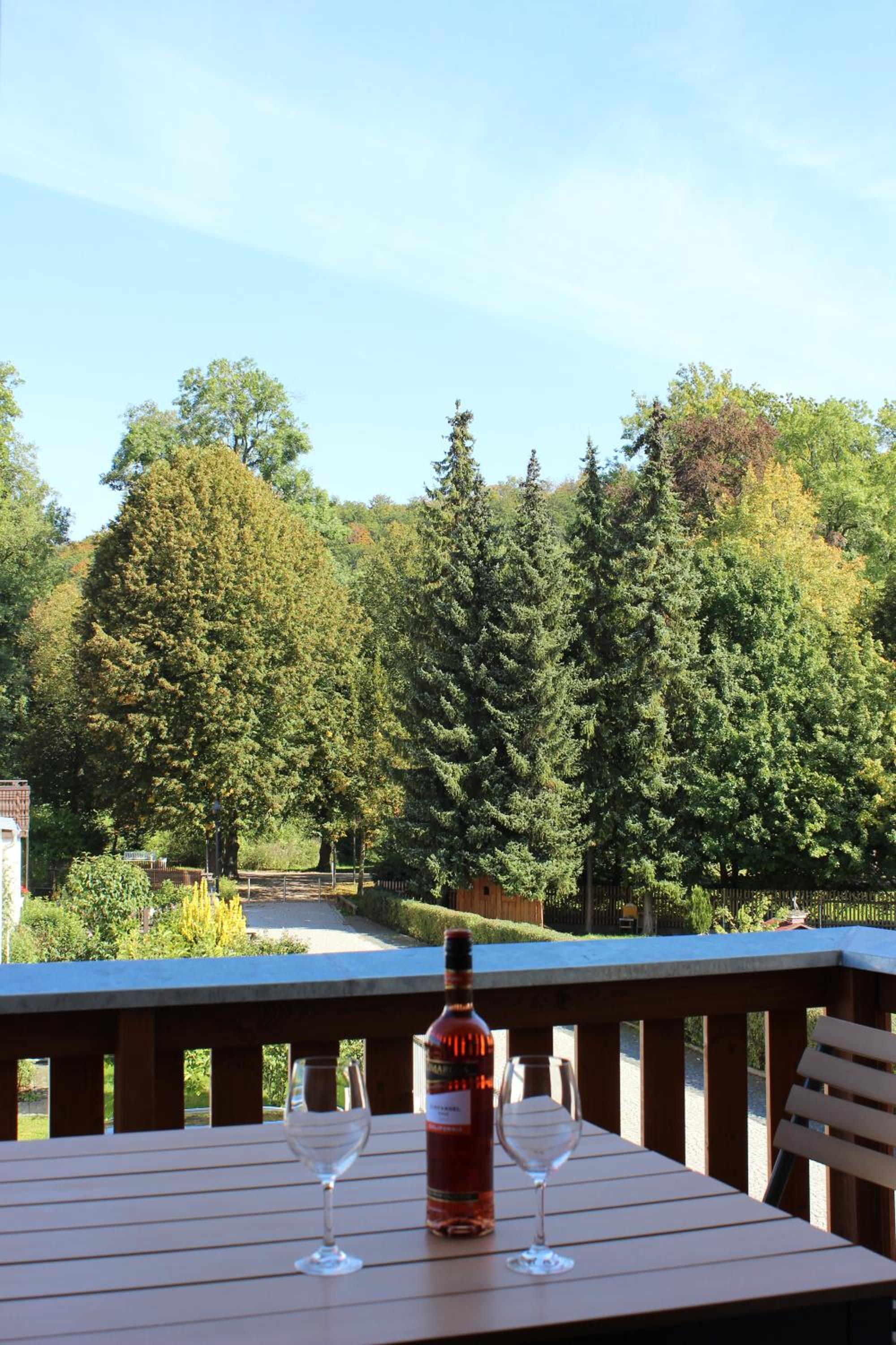 Ferienwohnung Auszeit am Kurpark Bad Berka - auch im Frühling toll! # Balkon # ruhige Lage # gratis Parkplatz & WLAN # Nähe Weimar # Weimarer Land