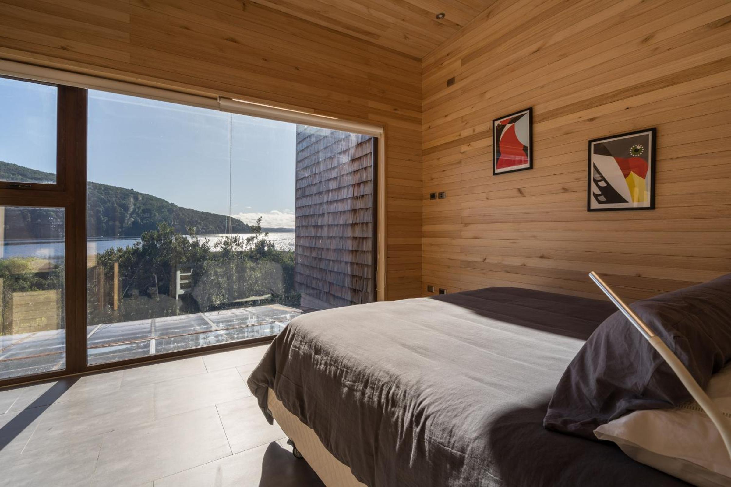 Casas Martín Pescador, Lago Huillinco, Chiloe