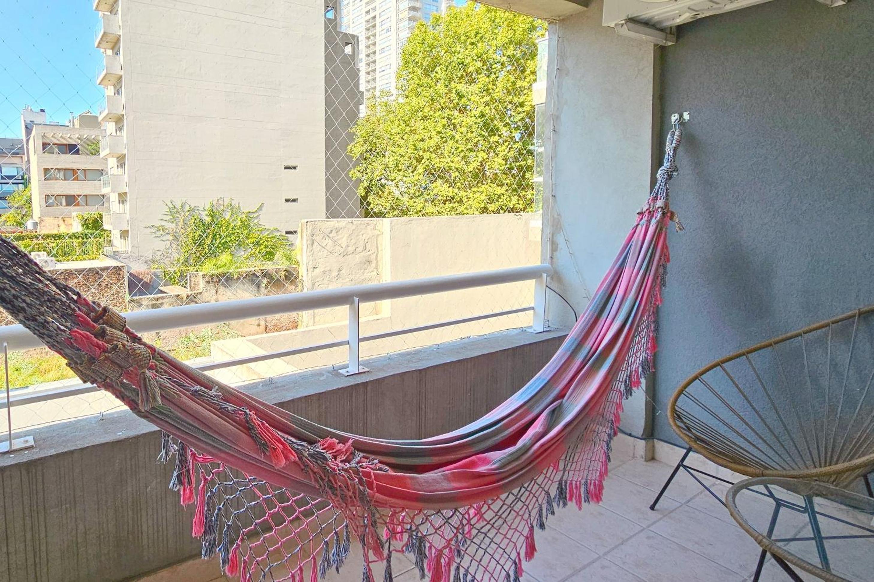 Hamaca, Balcón, redes y Lavarropas - 1 Dormitorio en Palermo Hollywood