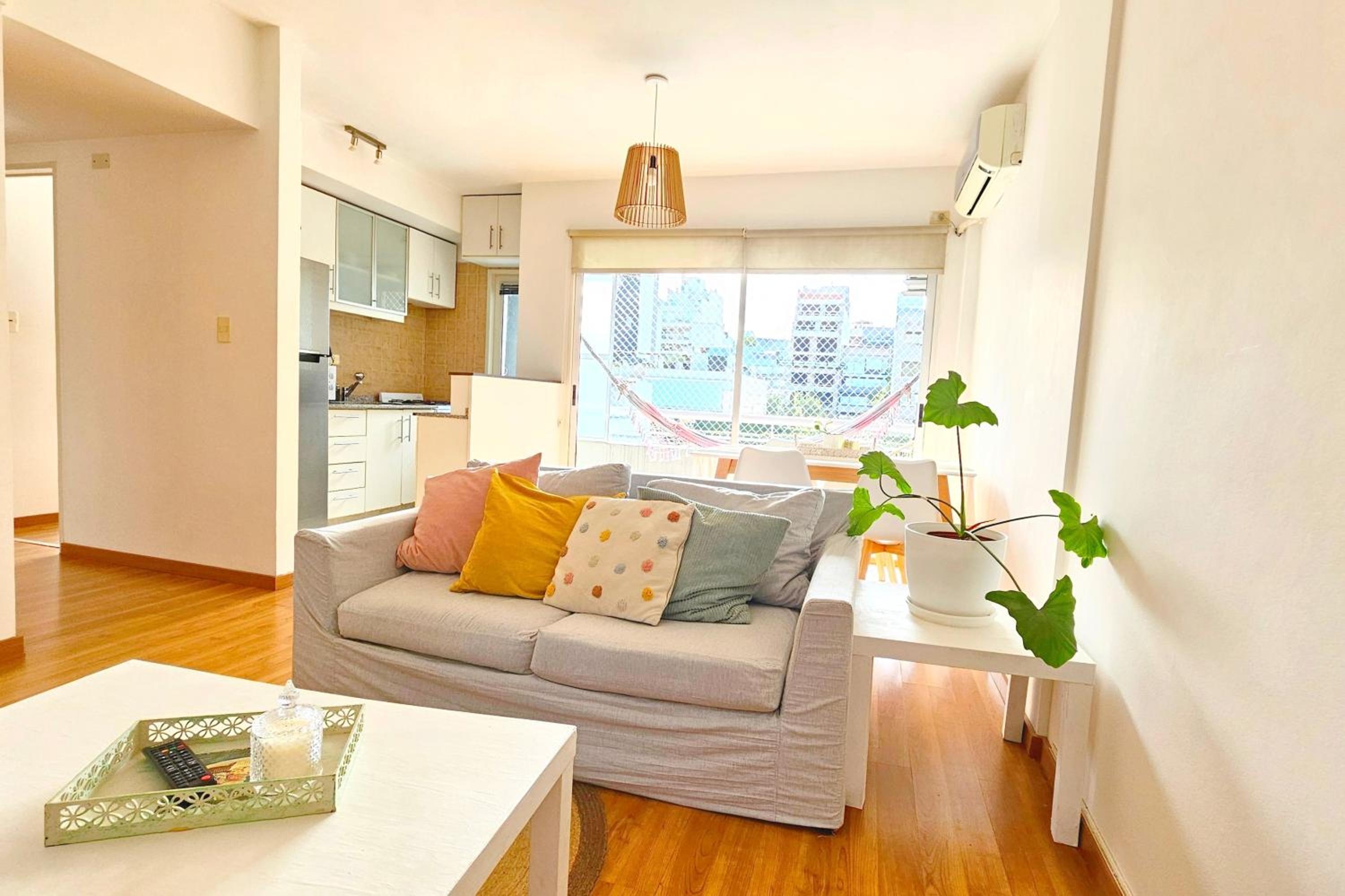 Hamaca, Balcón, redes y Lavarropas - 1 Dormitorio en Palermo Hollywood