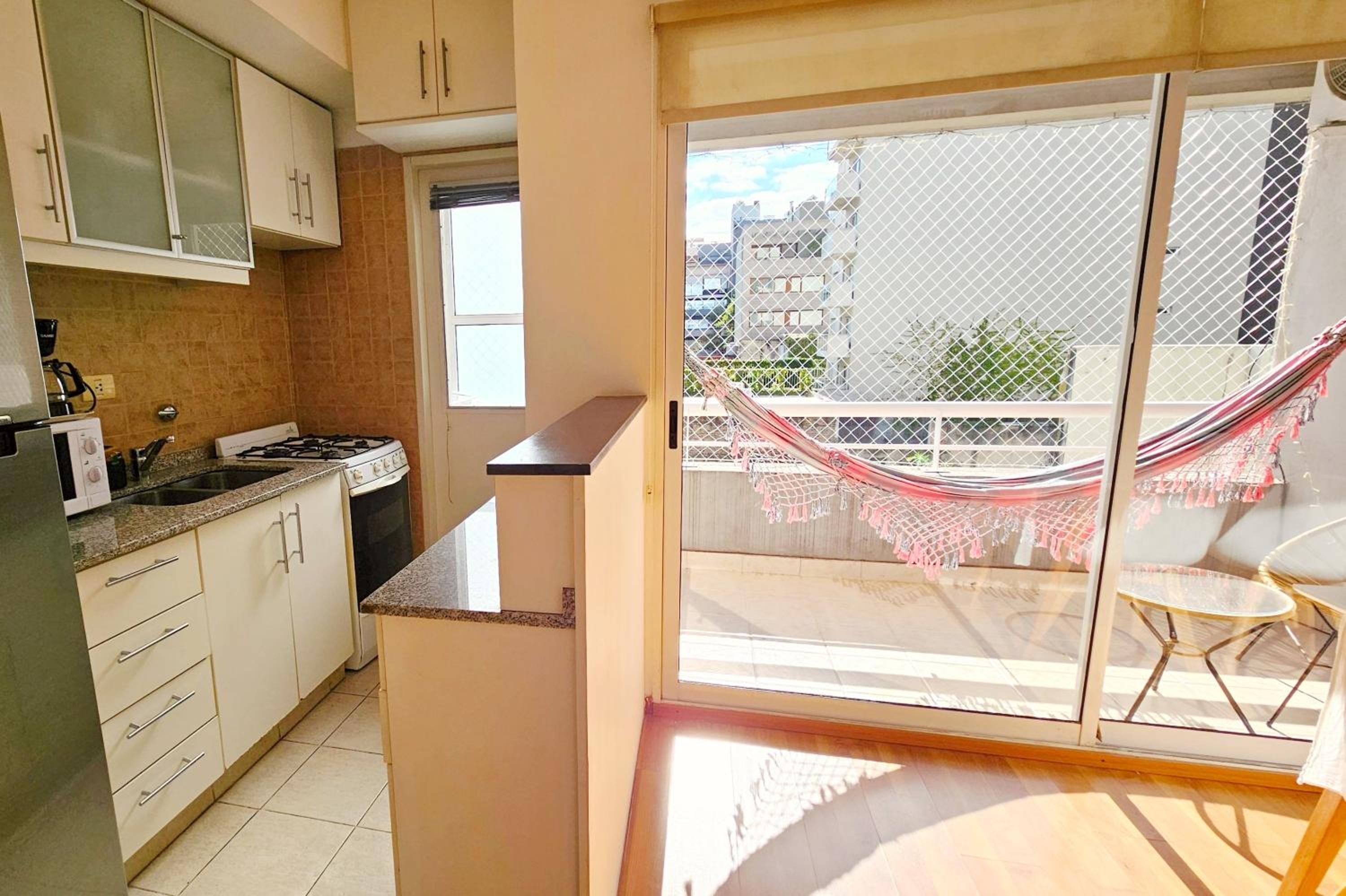 Hamaca, Balcón, redes y Lavarropas - 1 Dormitorio en Palermo Hollywood