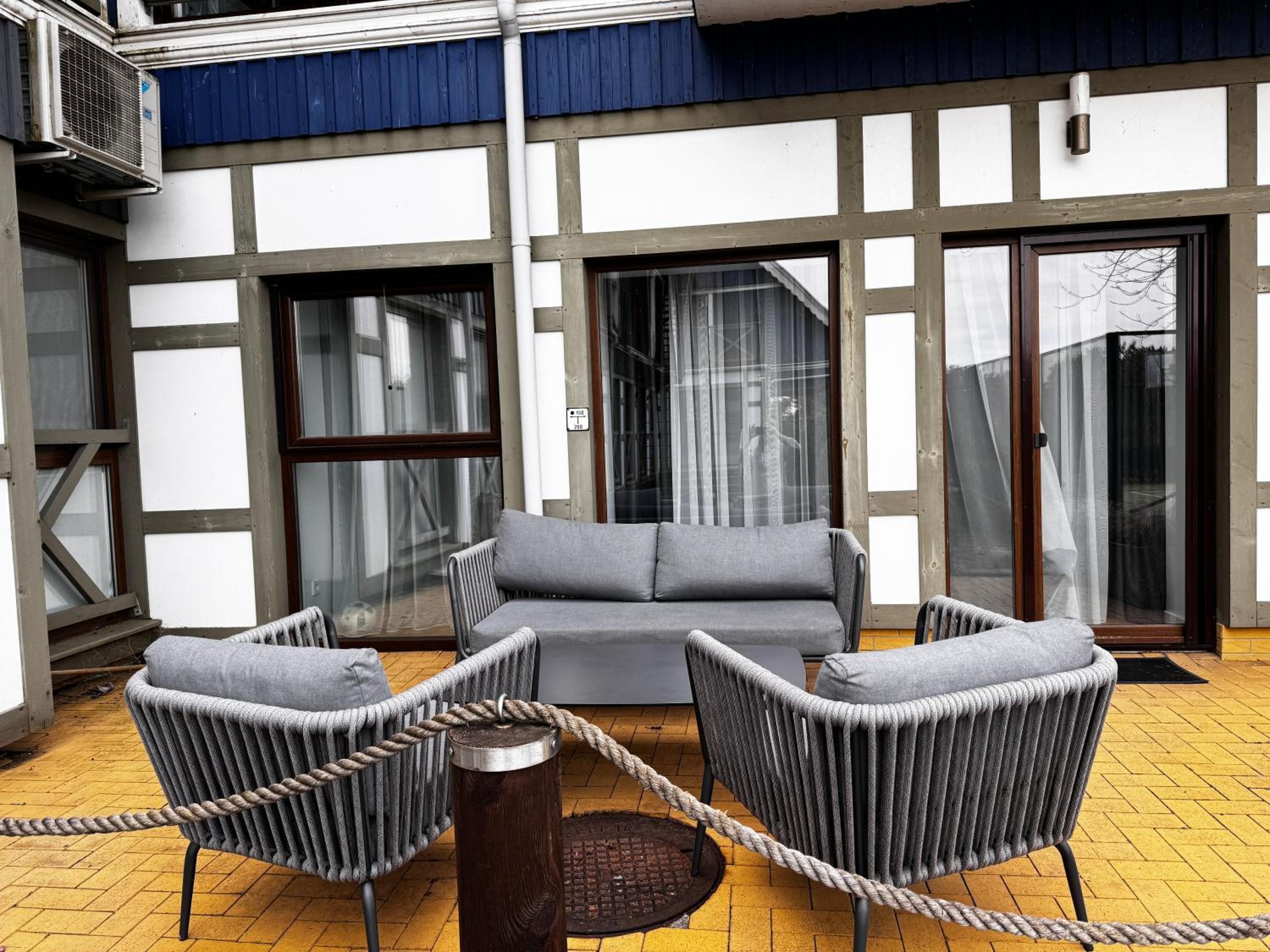 Three-Room Apartments with Terrace, SPA and Tennis court
