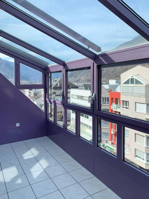 Charming penthouse with veranda in the center of Brig