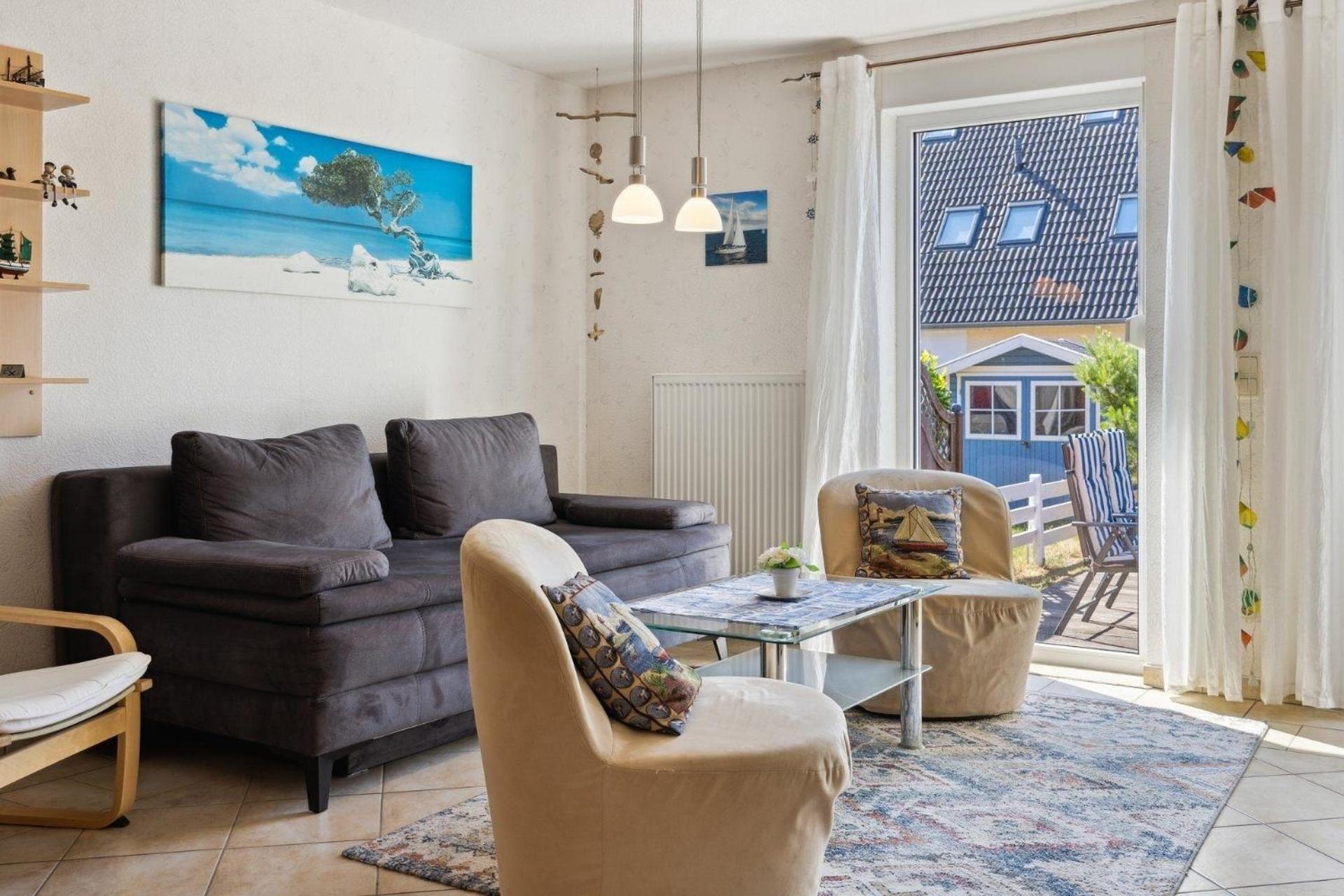 Ferienhaus in Pruchten mit Terrasse, Grill und Garten