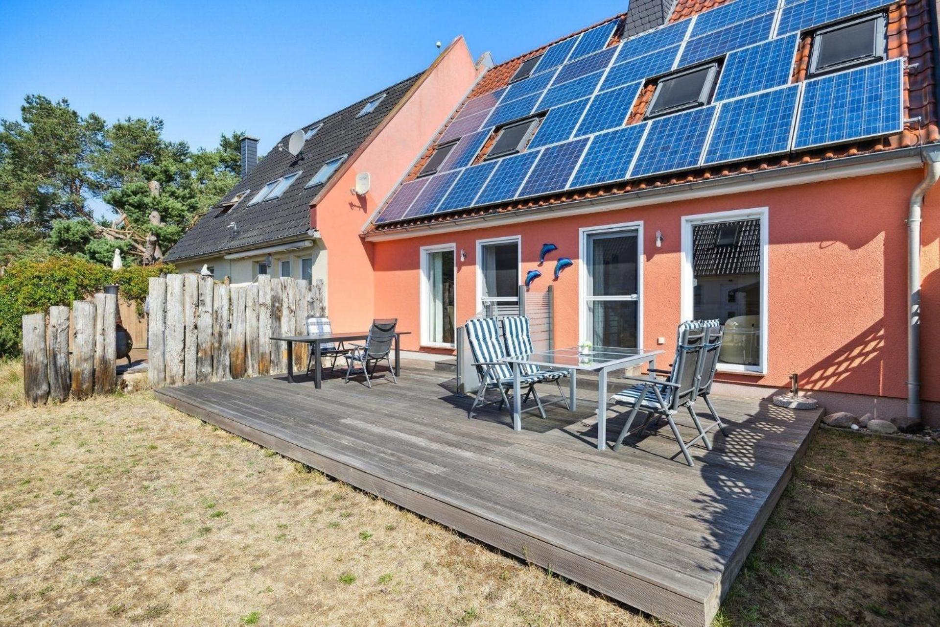 Ferienhaus in Pruchten mit Terrasse, Grill und Garten