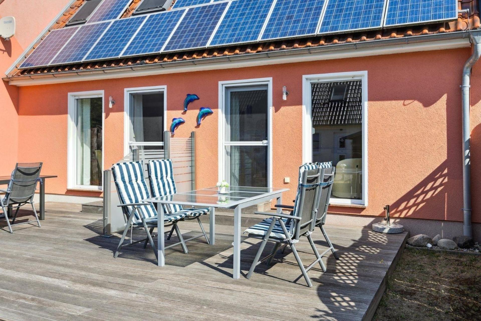 Ferienhaus in Pruchten mit Terrasse, Grill und Garten