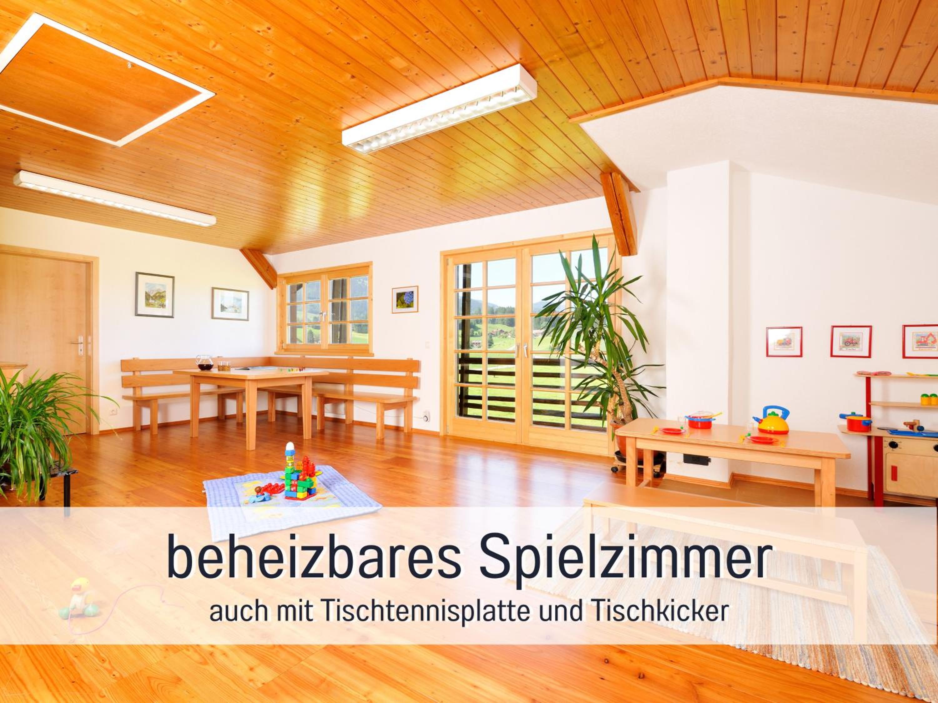 Biohof Burger, 3 sonnige Fewo, alle mit Balkon, Spielzimmer, Grillhütte, 7 km vor Oberstdorf