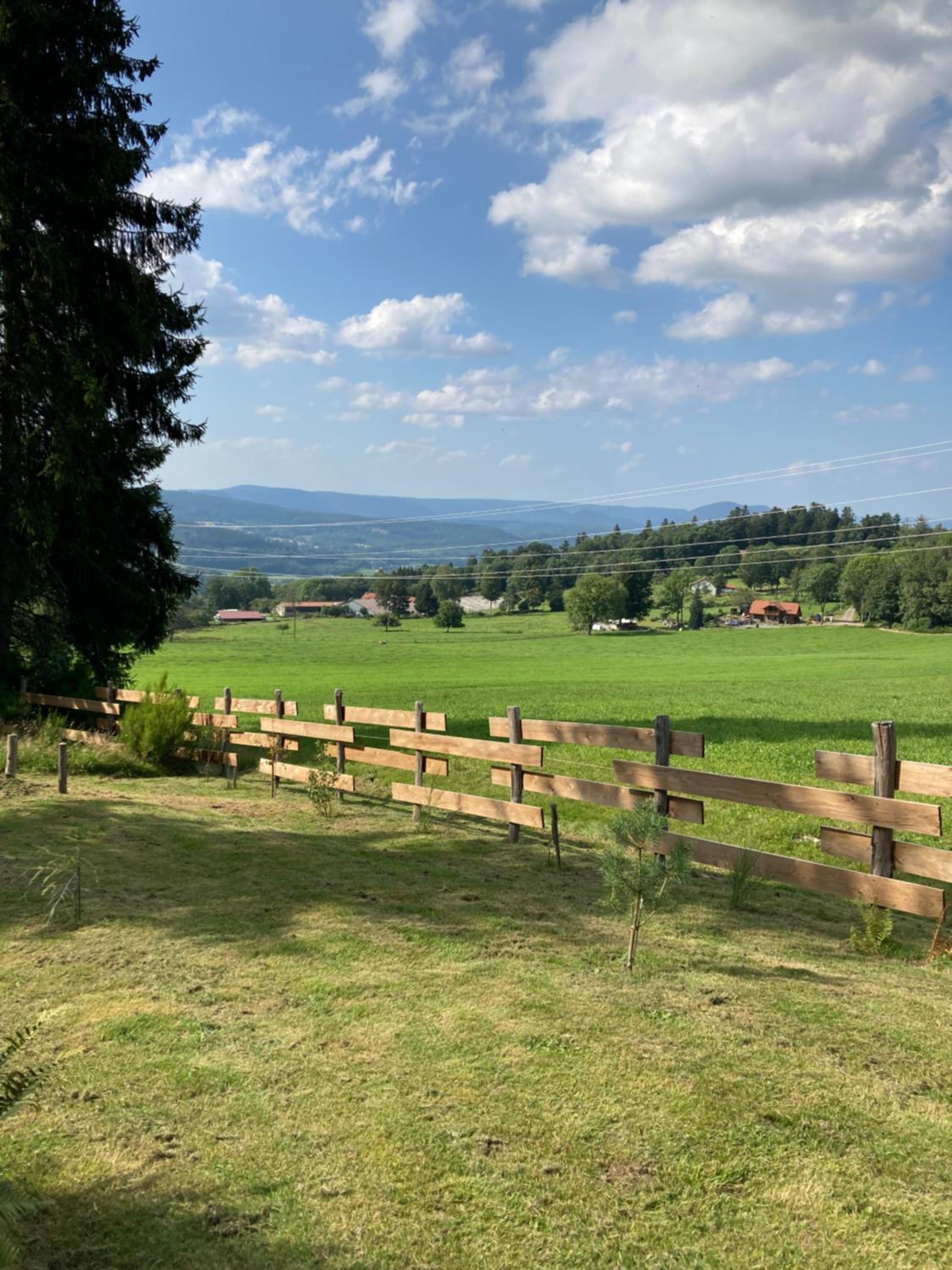 Chalet bois au calme, en lisière de forêt, balcons, sentiers balades Gérardmer & Alsace 
