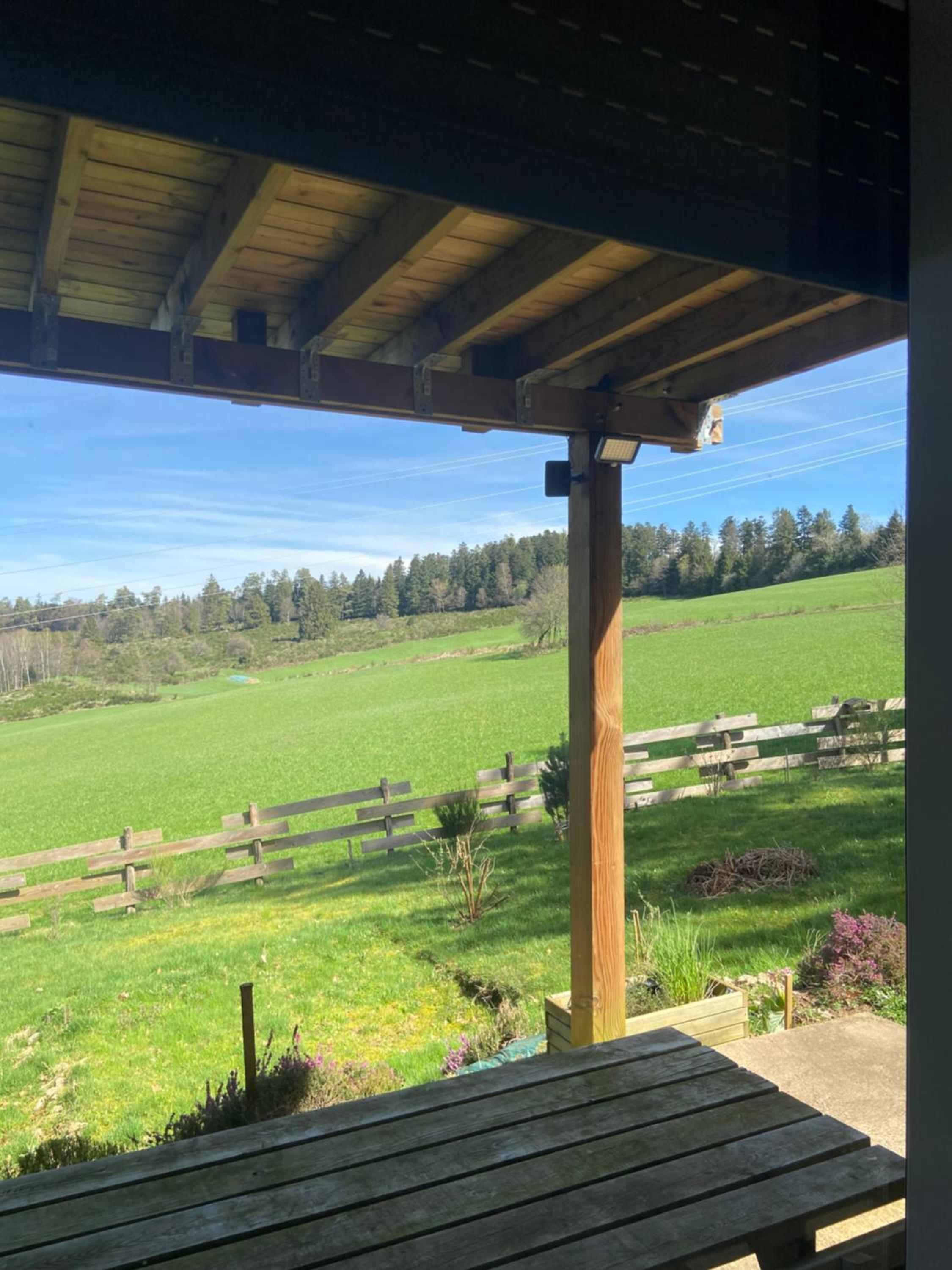 Chalet bois au calme, en lisière de forêt, balcons, sentiers balades Gérardmer & Alsace 