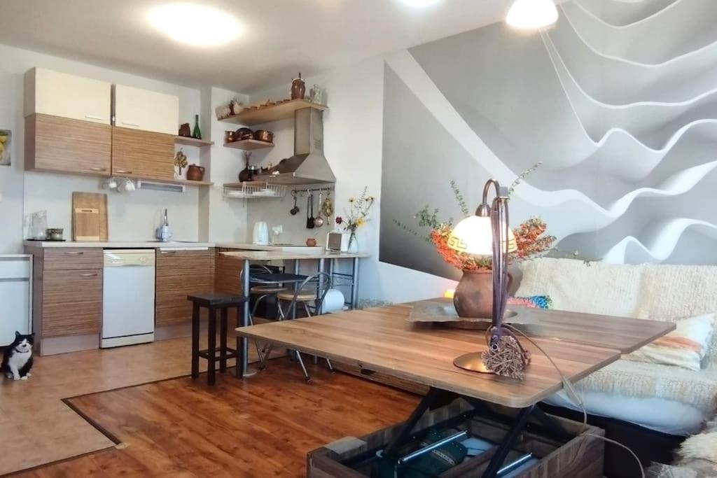 2BR mountain view, SPA, parking, ski piste