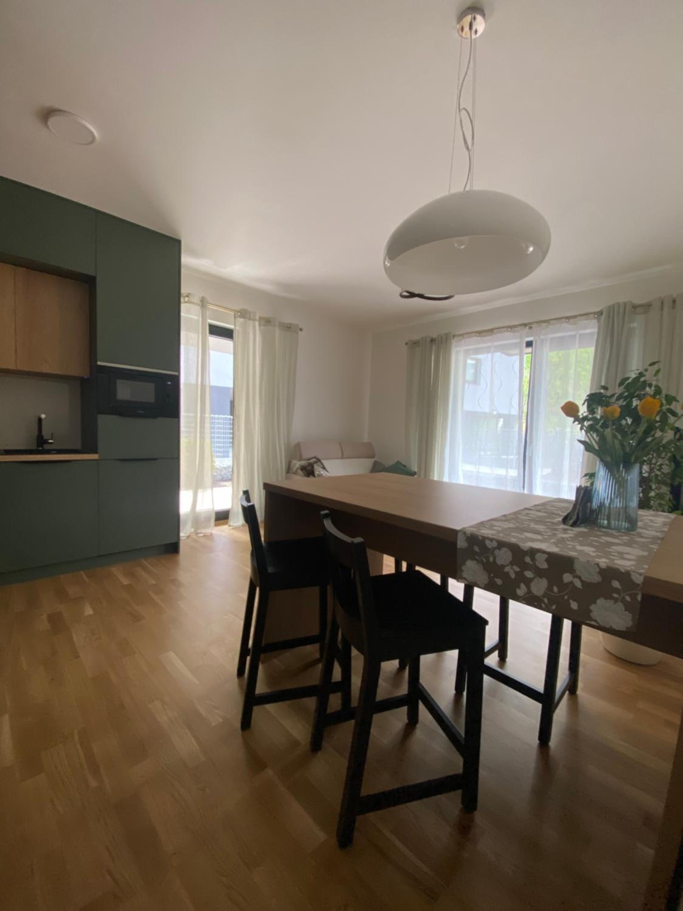 Apartman s terasou, v novostavbe