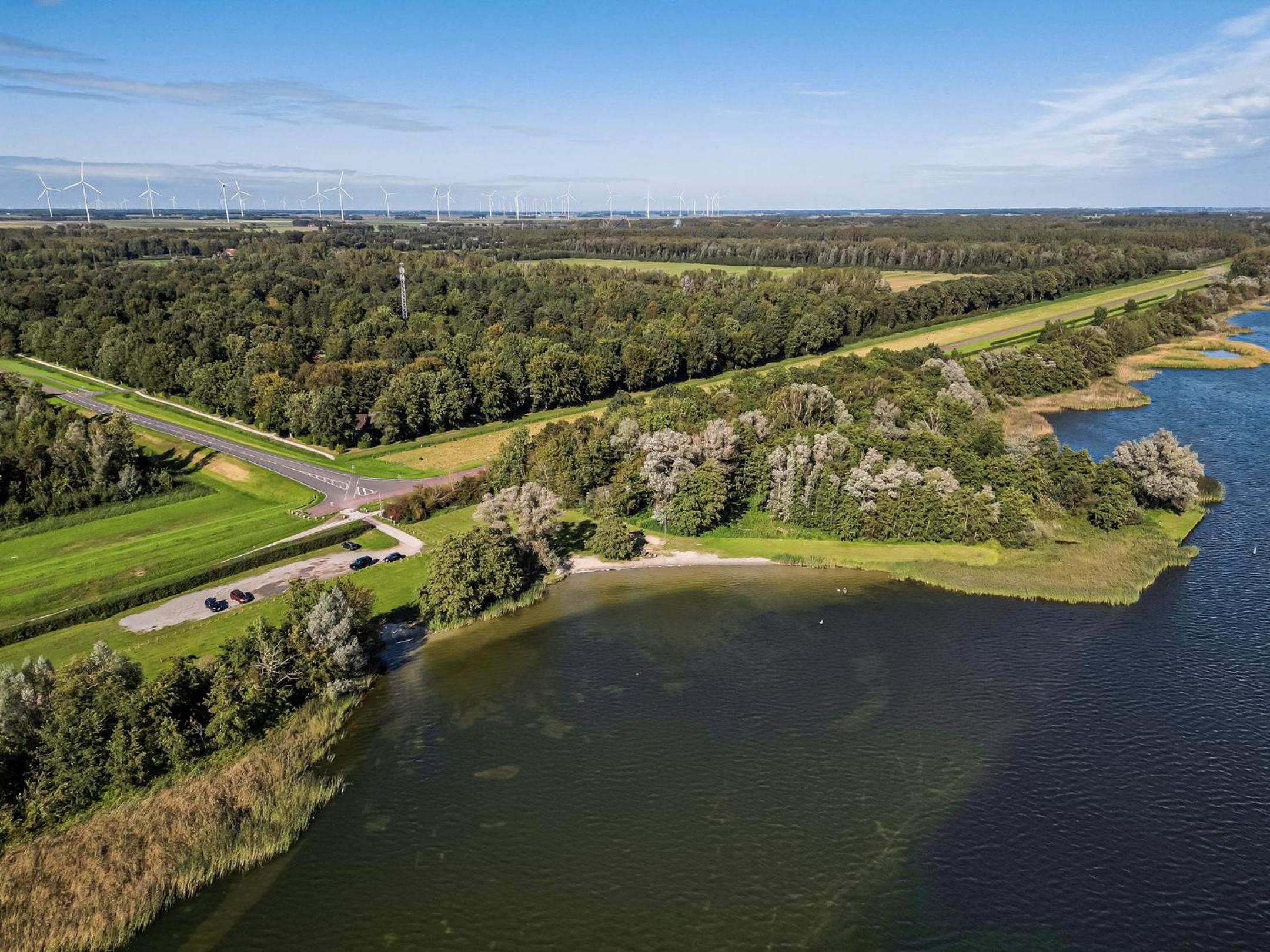 Bos Water Huisje Veluwemeer view 3