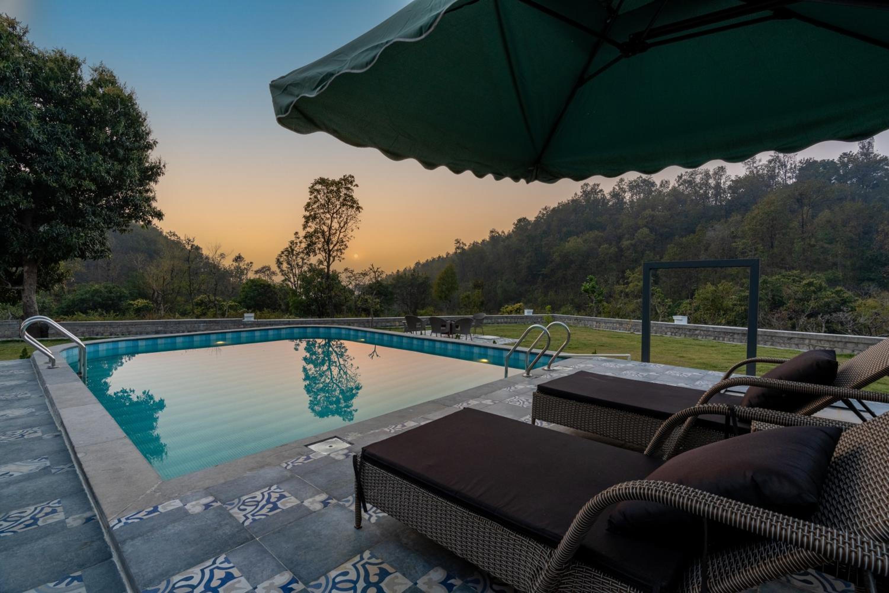SaffronStays Sukh Saklana Haveli Royalty Rooms - Forest-view stay with pool, expansive lawns & dining near Rishikesh and Dehradun Airport