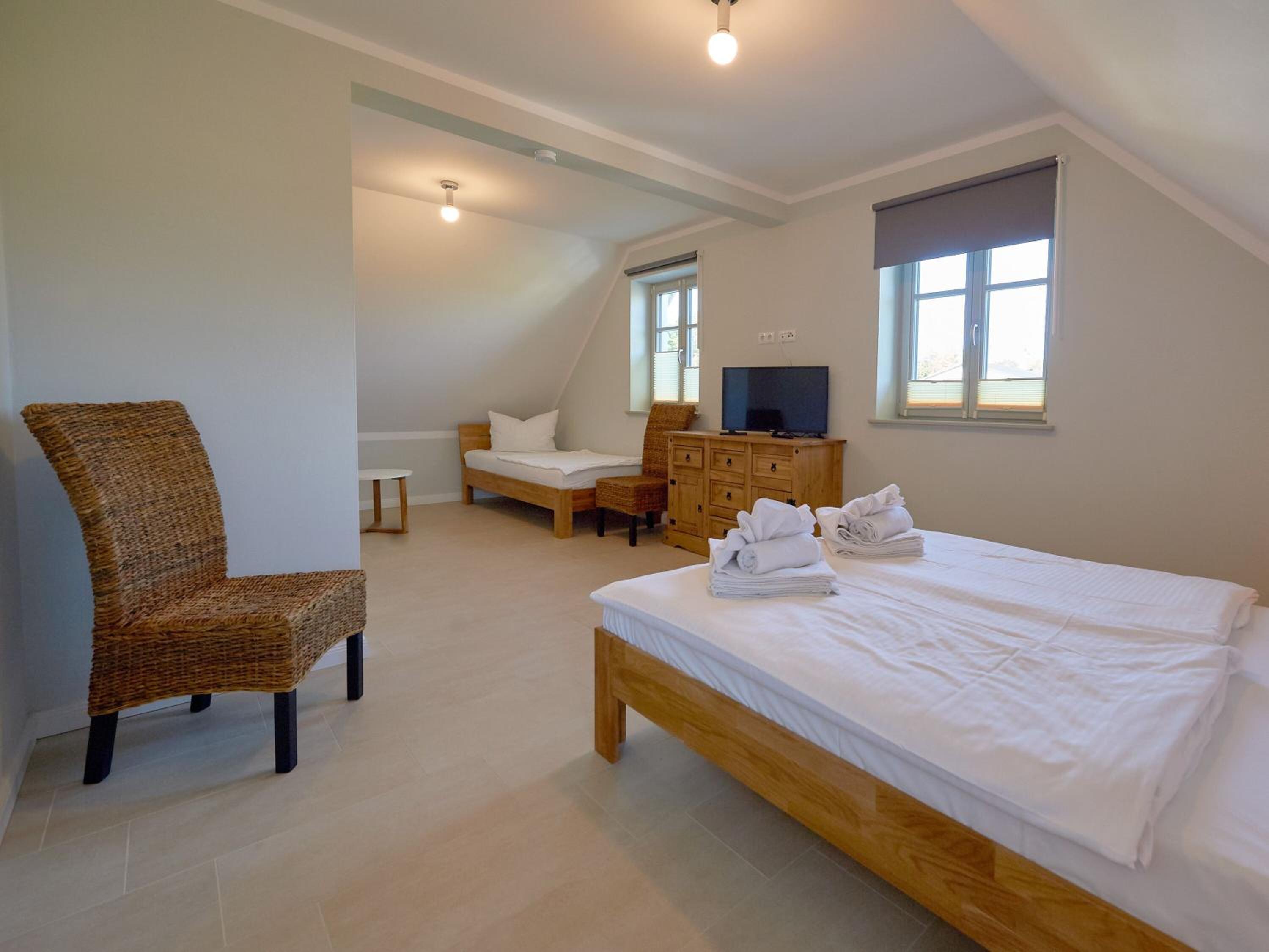 Landhaus Max in Moritzdorf - Luxus unter Reet mit Seeblick, Kamin, Sauna