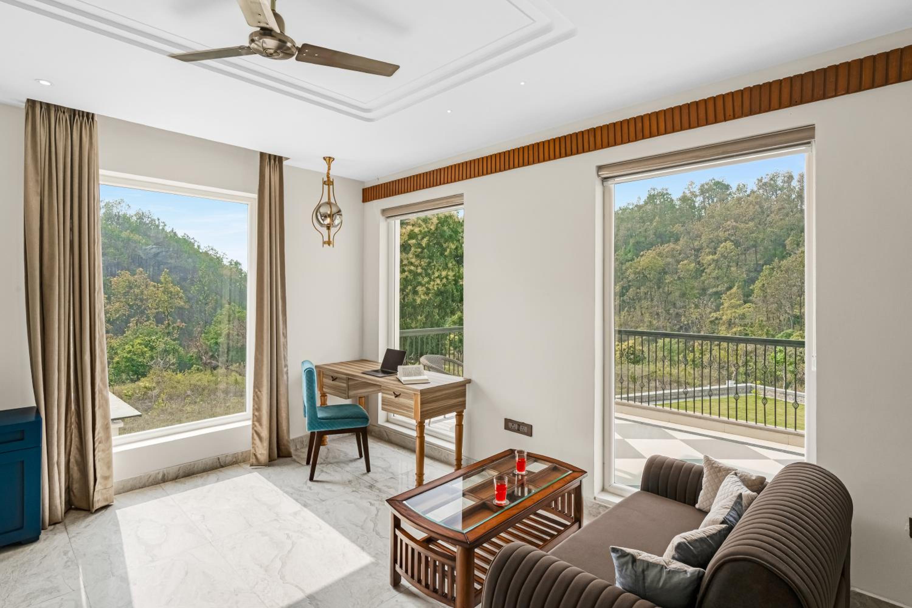 SaffronStays Sukh Saklana Haveli Royalty Rooms - Forest-view stay with pool, expansive lawns & dining near Rishikesh and Dehradun Airport