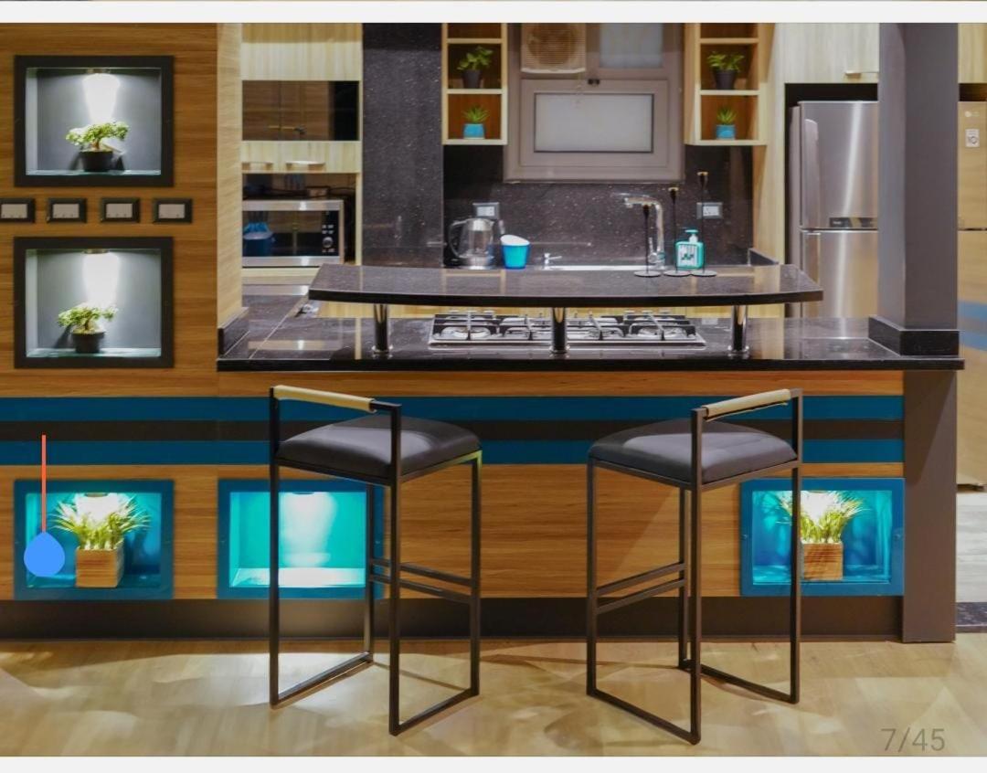 Luxury partial Nile view Maadi Cairo apartment