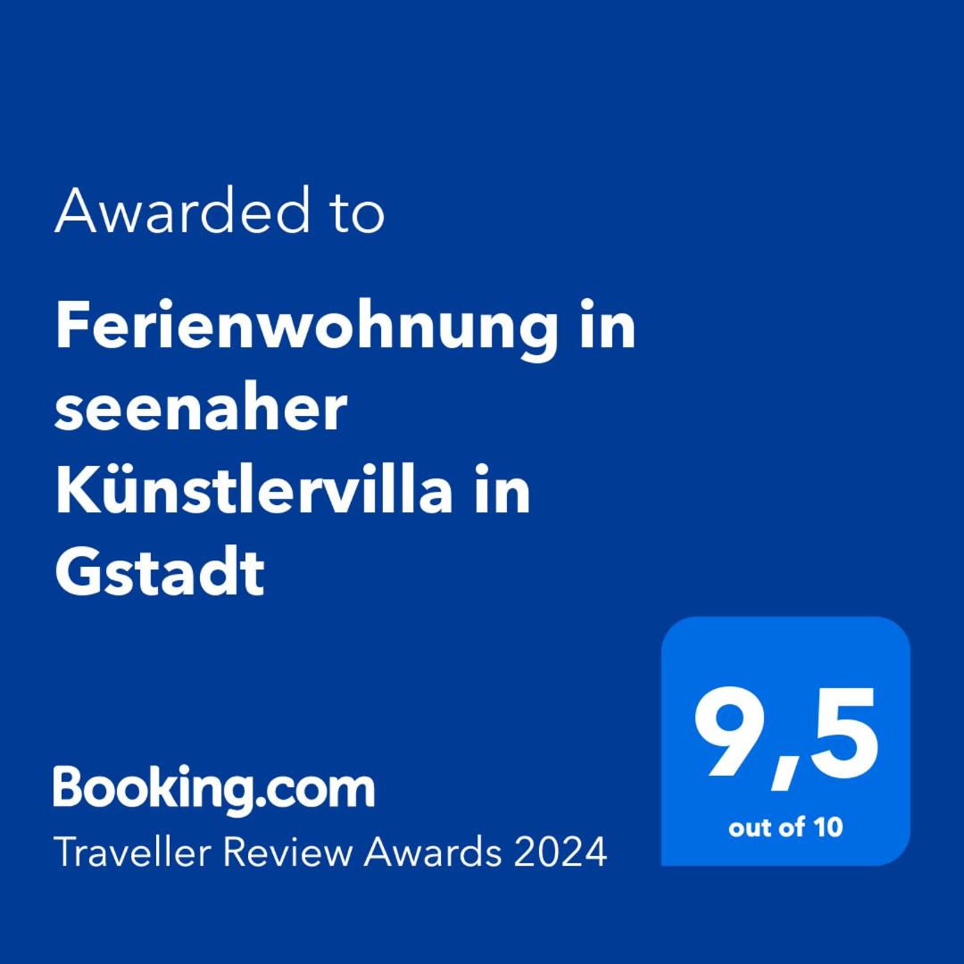 Ruhige Ferienwohnung in seenaher Künstlervilla in Gstadt