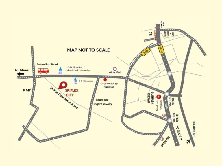 Ninex Sriflex City Sector 4 Sohna view 5