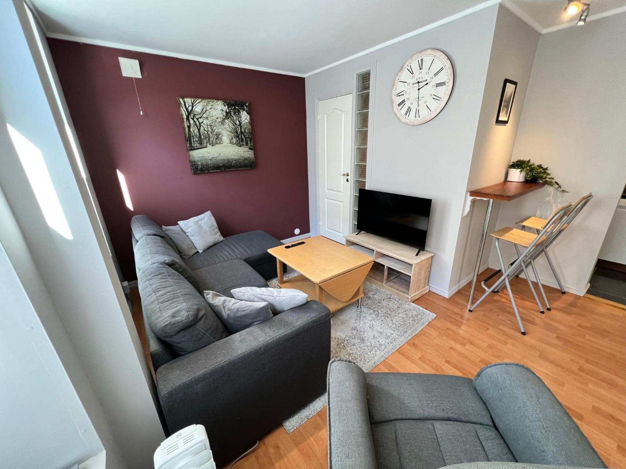 Central Narvik Apt W Workspace walk to city d14d