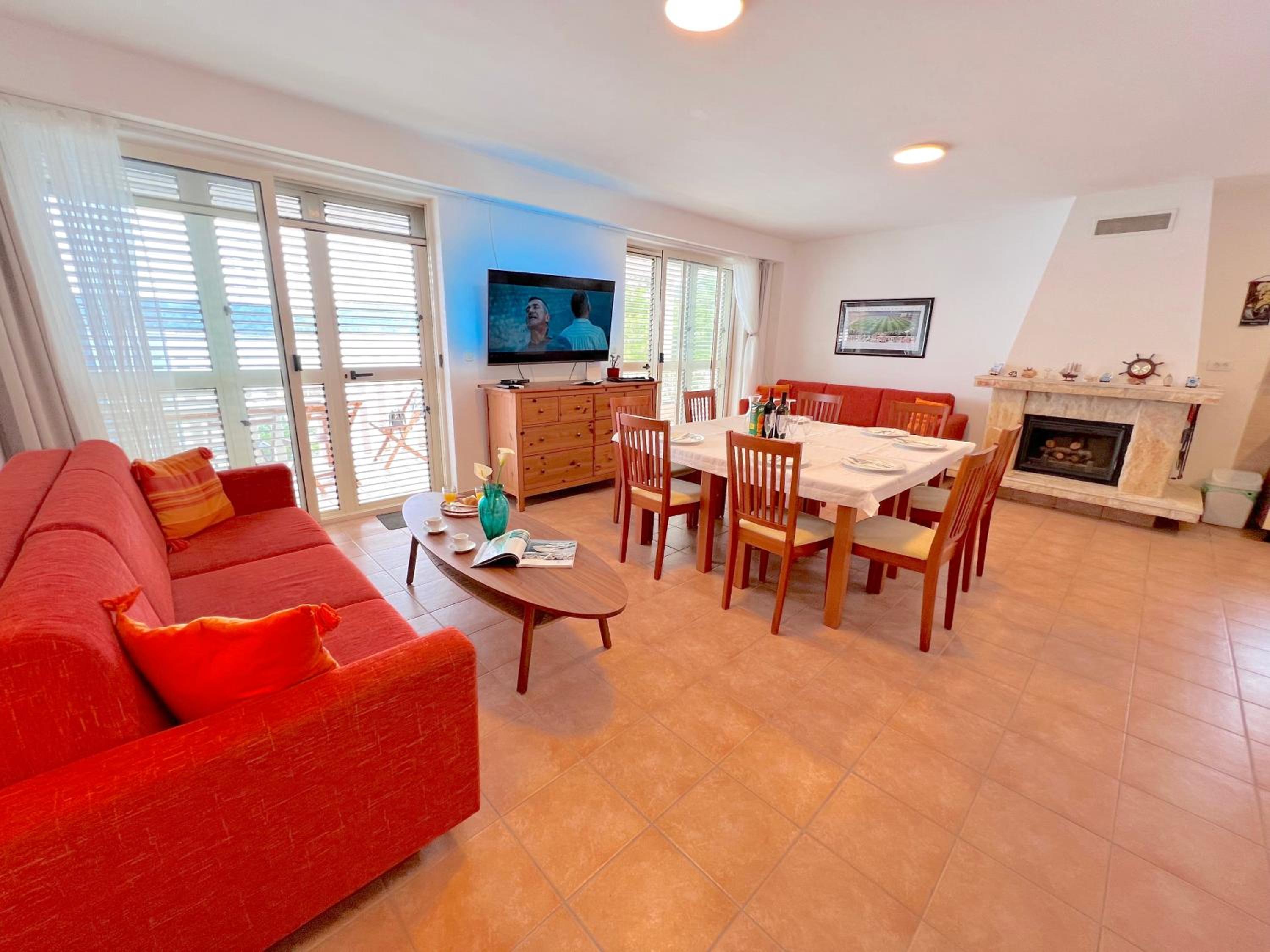 Terrace studios with panoramic seaview