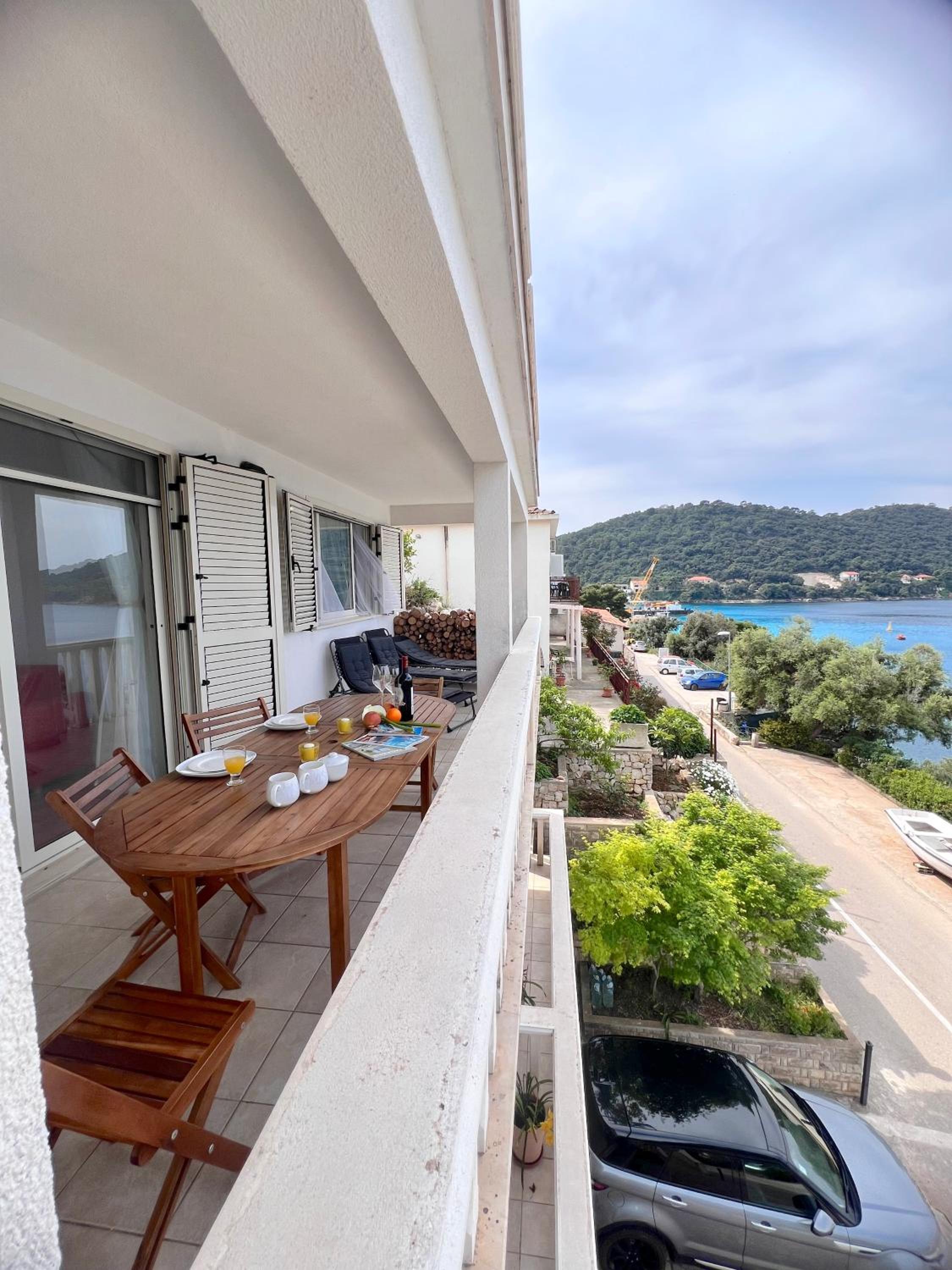 Terrace studios with panoramic seaview