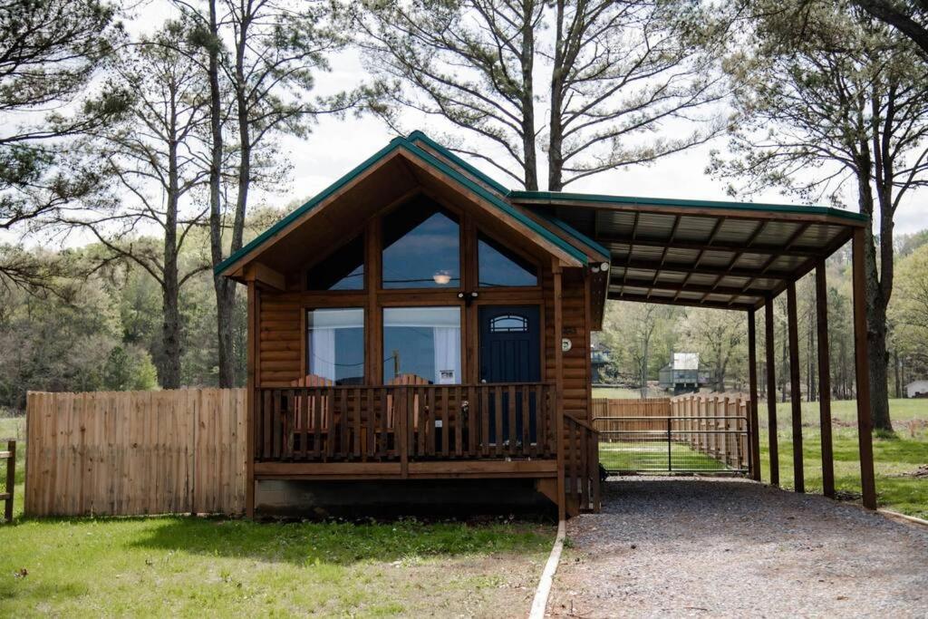 Rustic Chic Alabama Cabin w Loft Fire Pit Pet Friendly Fenced Yard Lake Guntersville - Lucky Lodge view 3