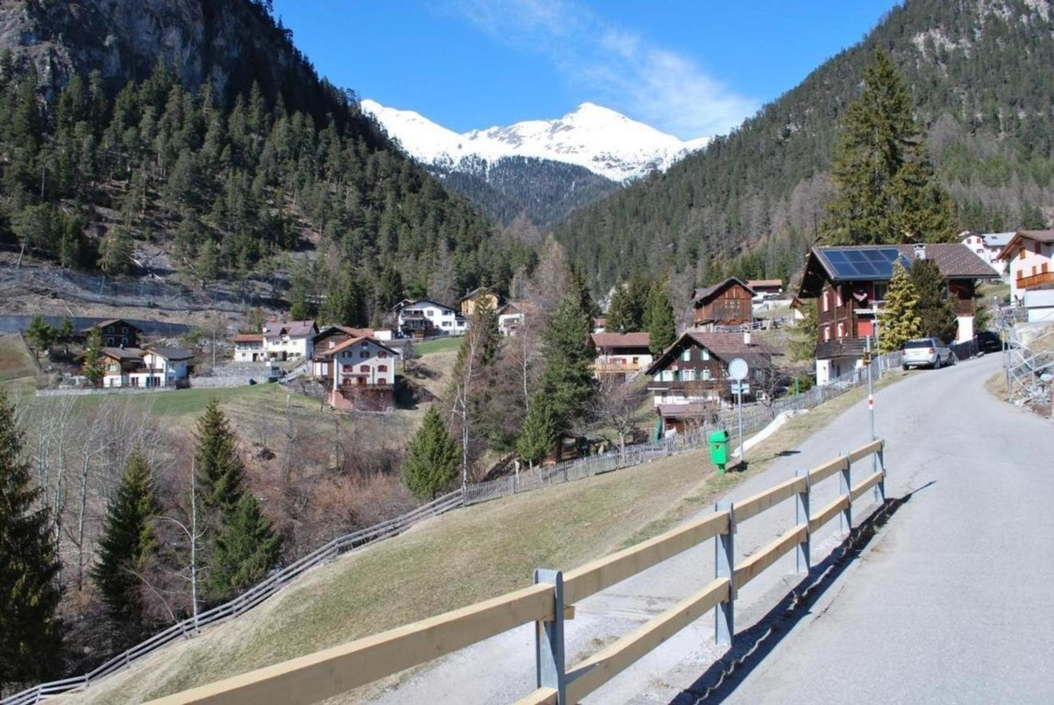Blick Auf Herrliche Bergwelt