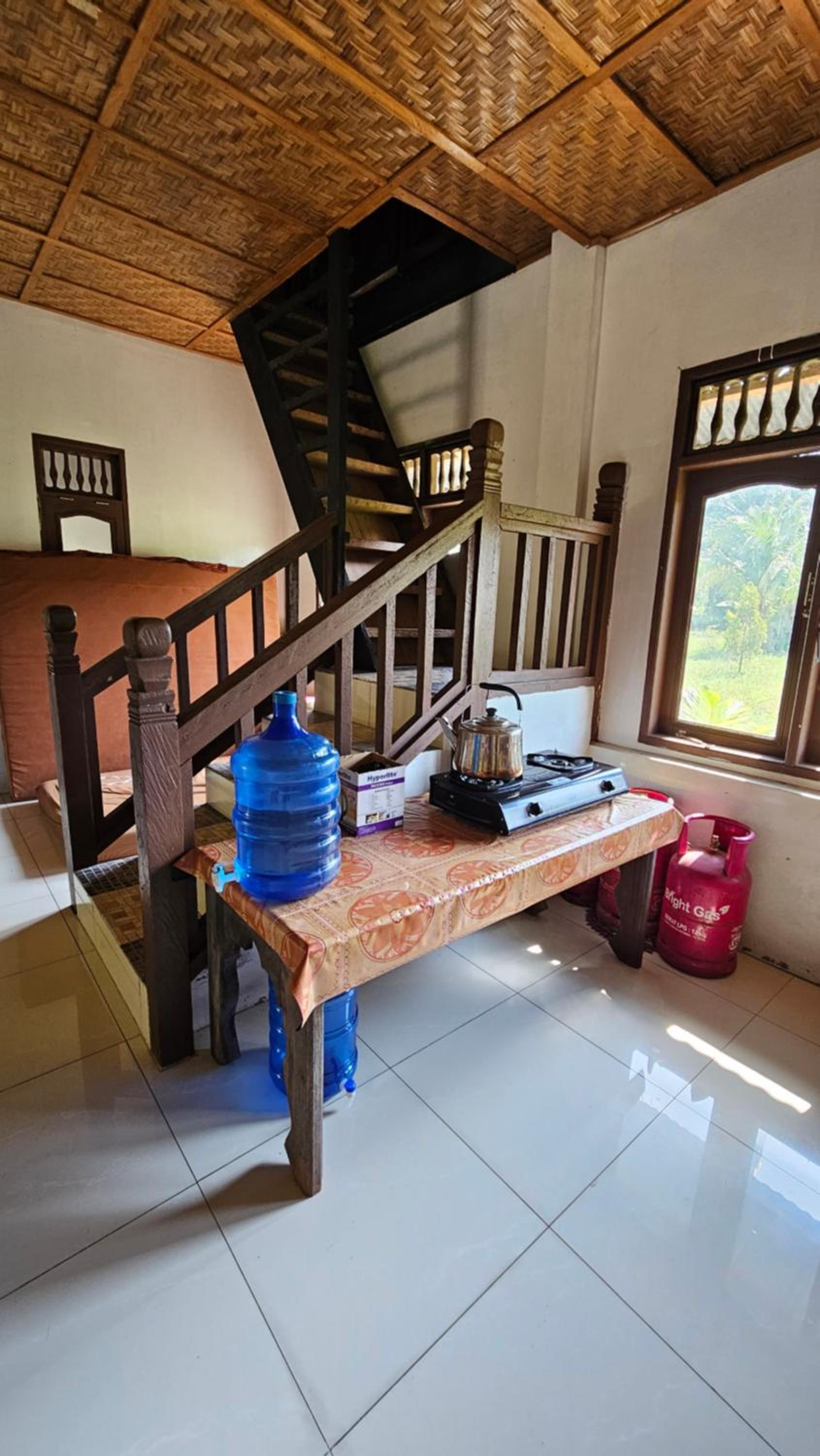 White house Sumatra Bukit Lawang view 2
