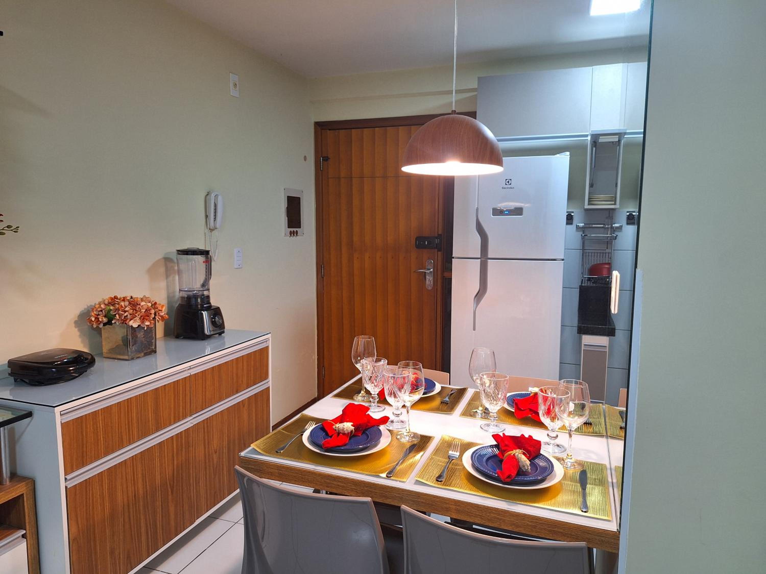 Apartamento Perto de Tudo aconchegante e equipado na Jatiuca