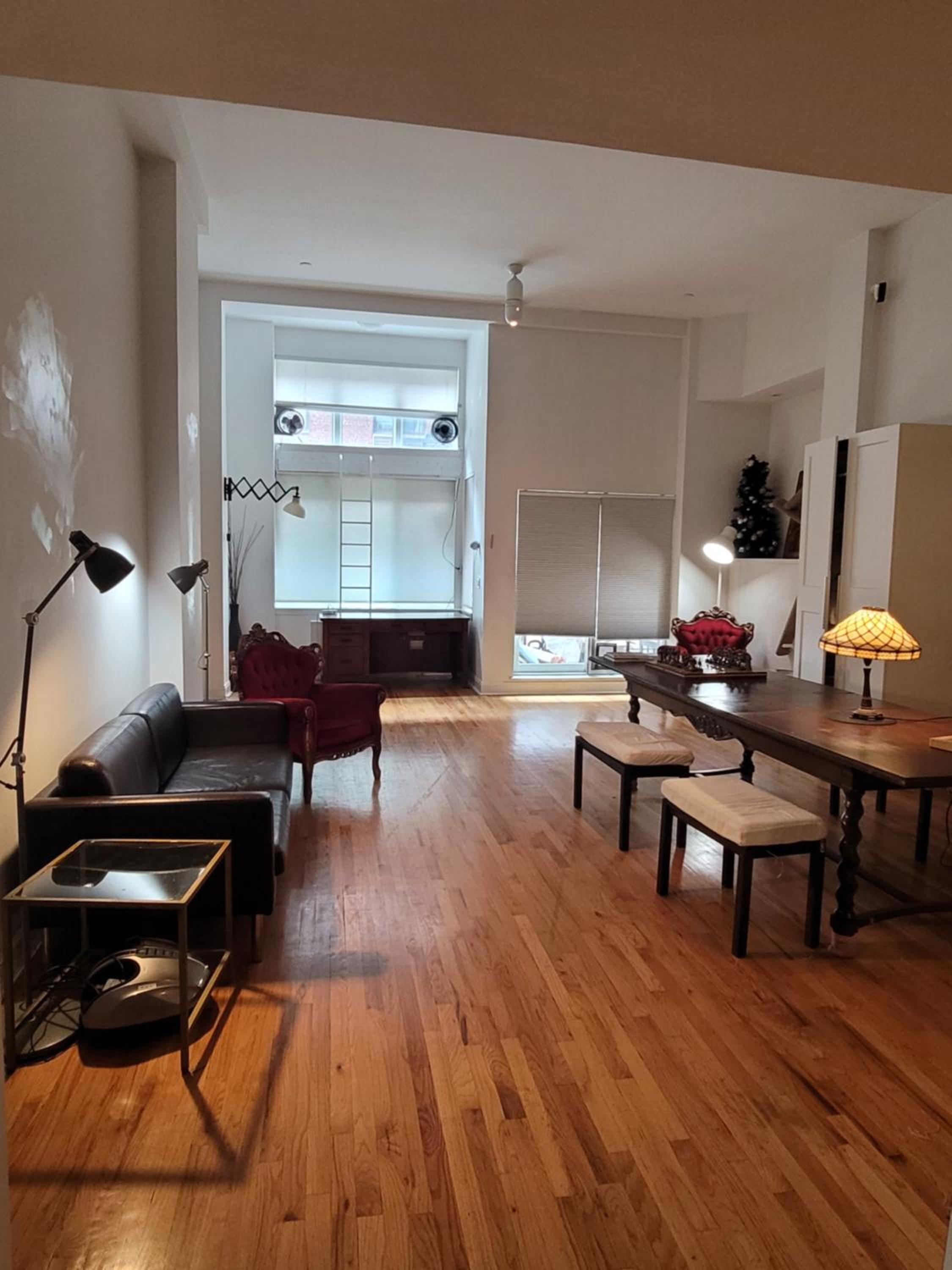 Triplex loft with host present